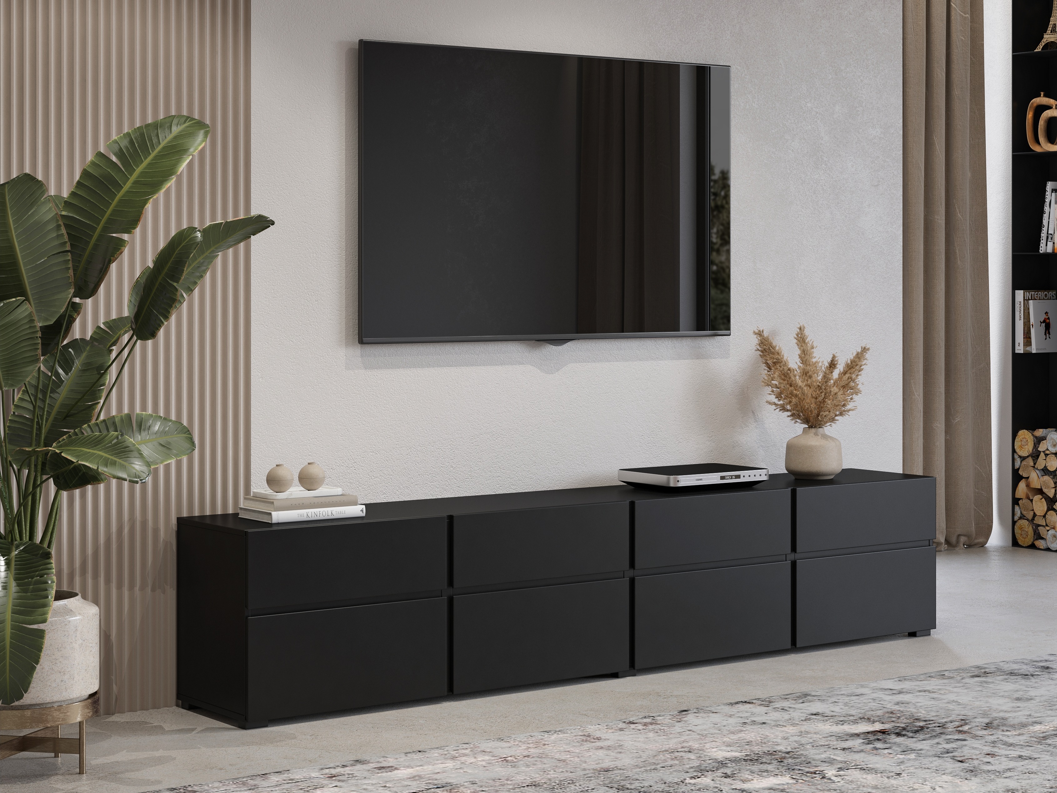 TV-bord Alfere 101 (Sort)