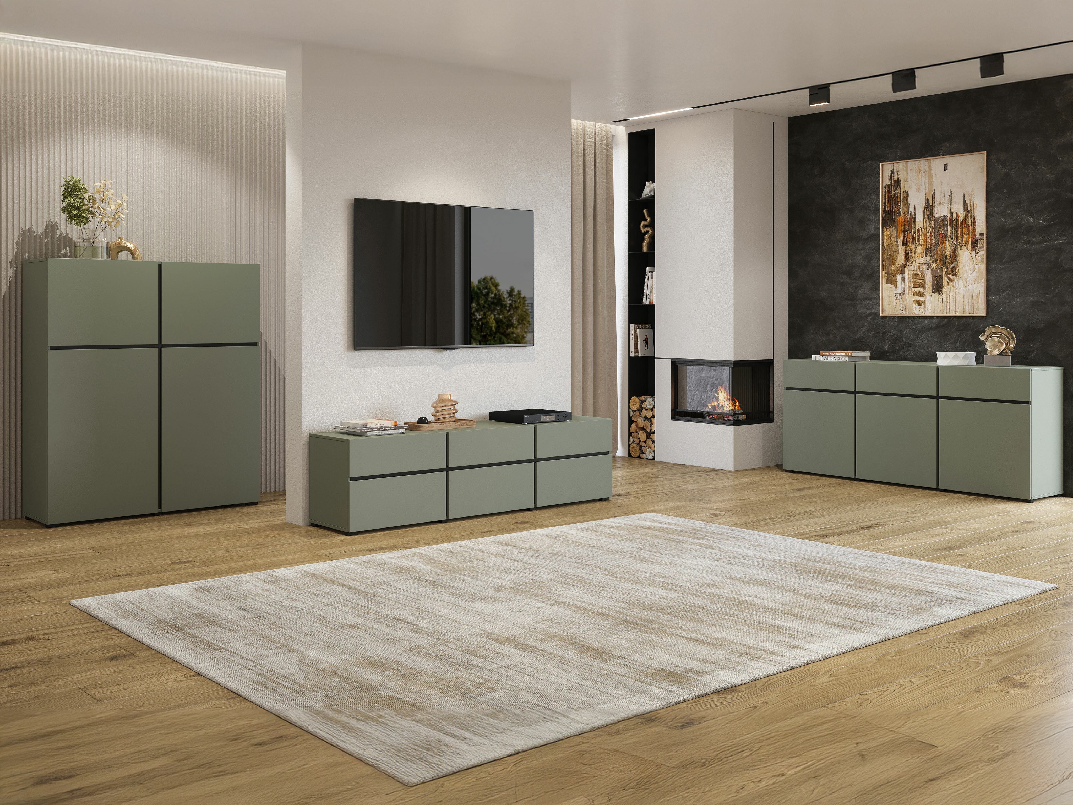 Kommode Alfere 103 (Grøn)