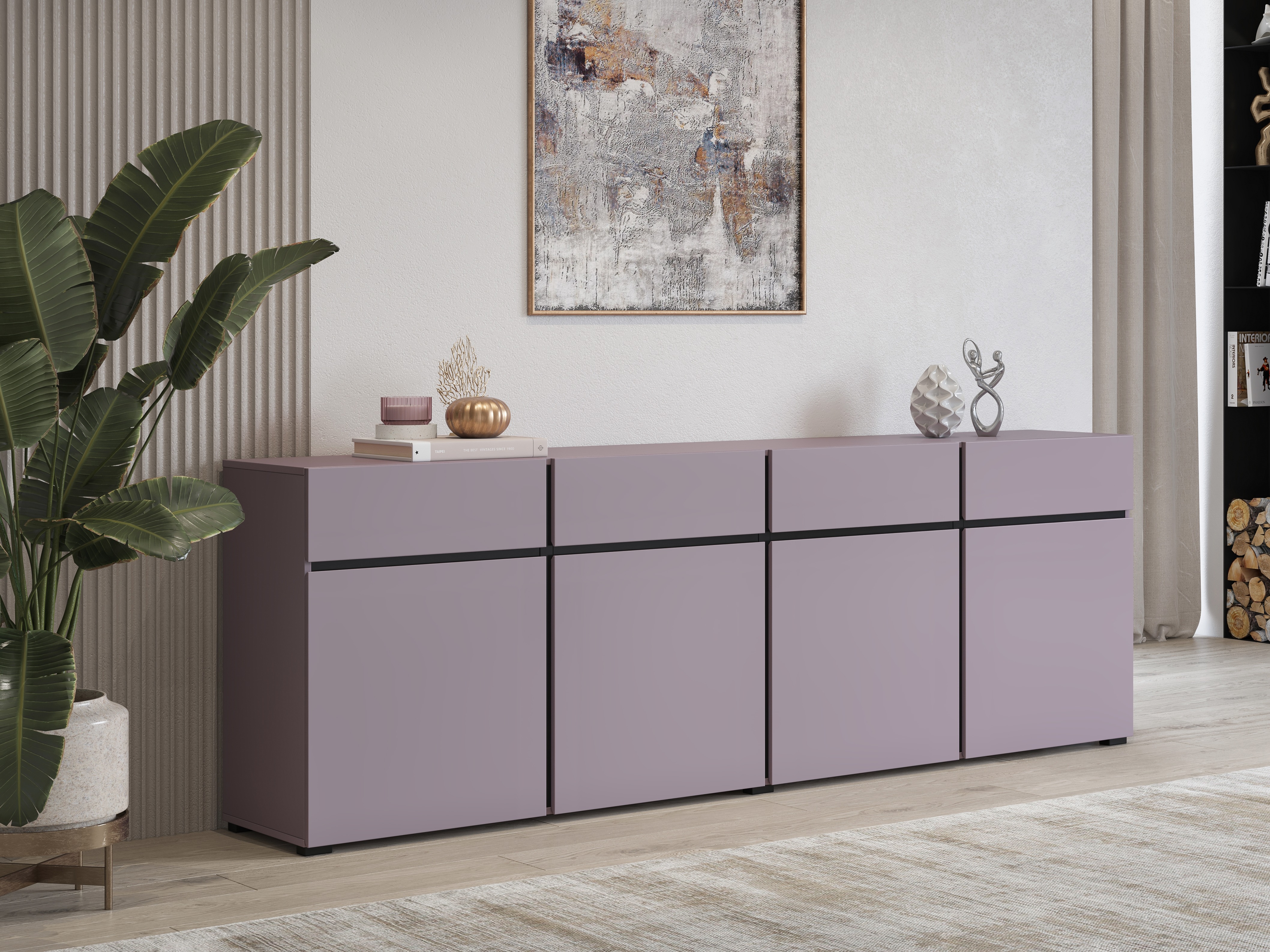Kommode Alfere 100 (Lilla)