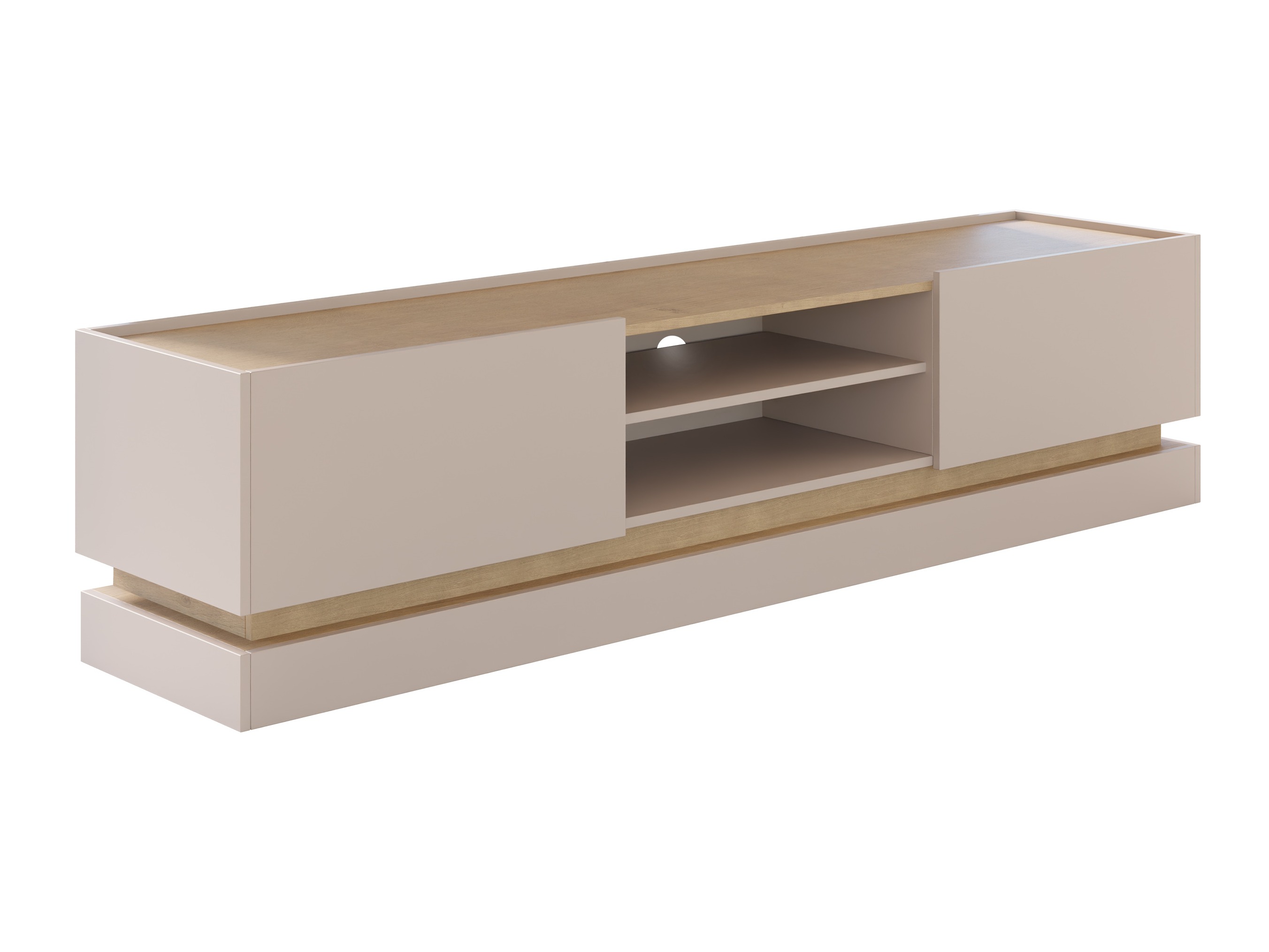 TV-bord Comfivo Tilia (Kashmir + Egetræ)