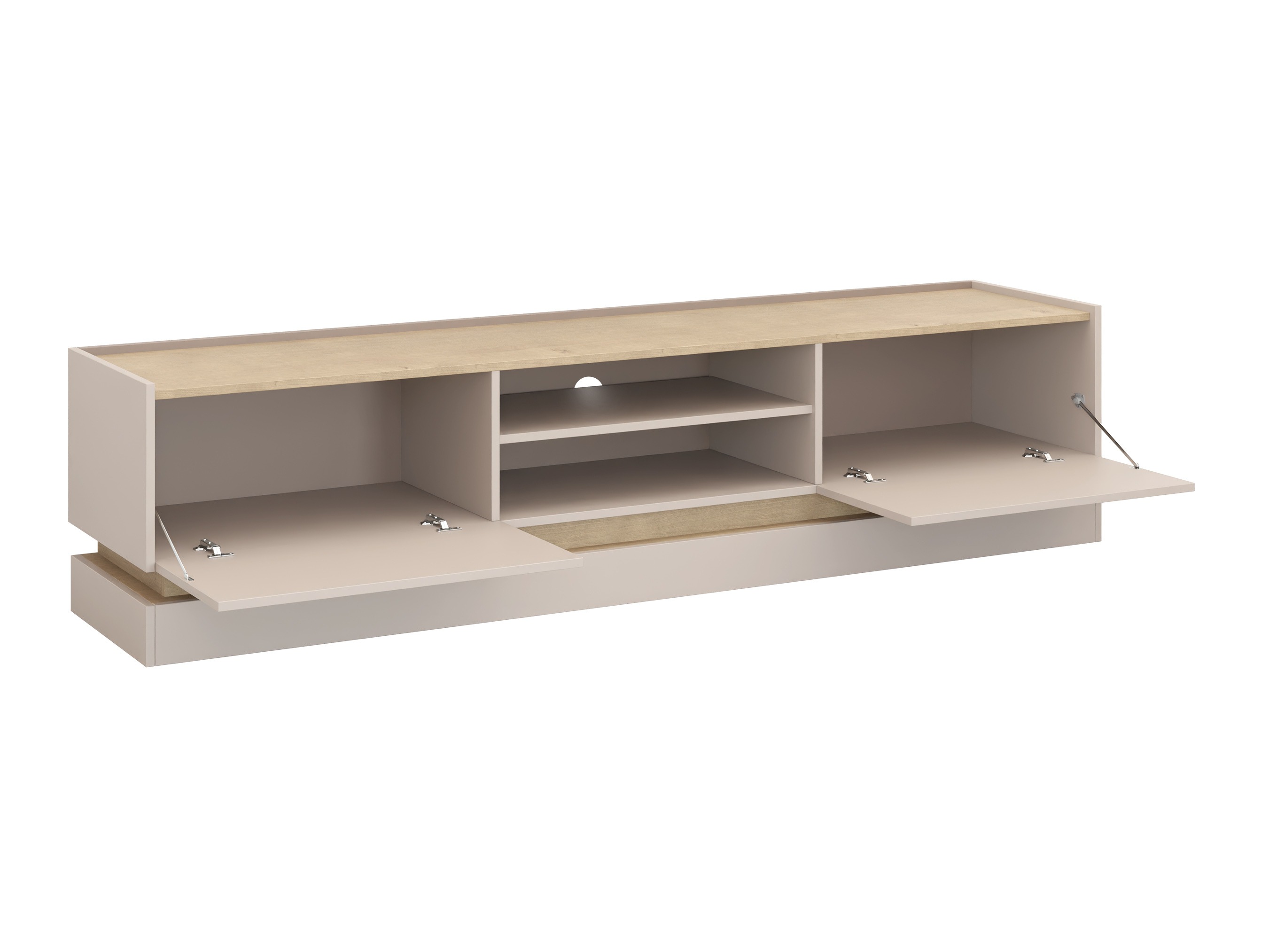 TV-bord Comfivo Tilia (Kashmir + Egetræ)
