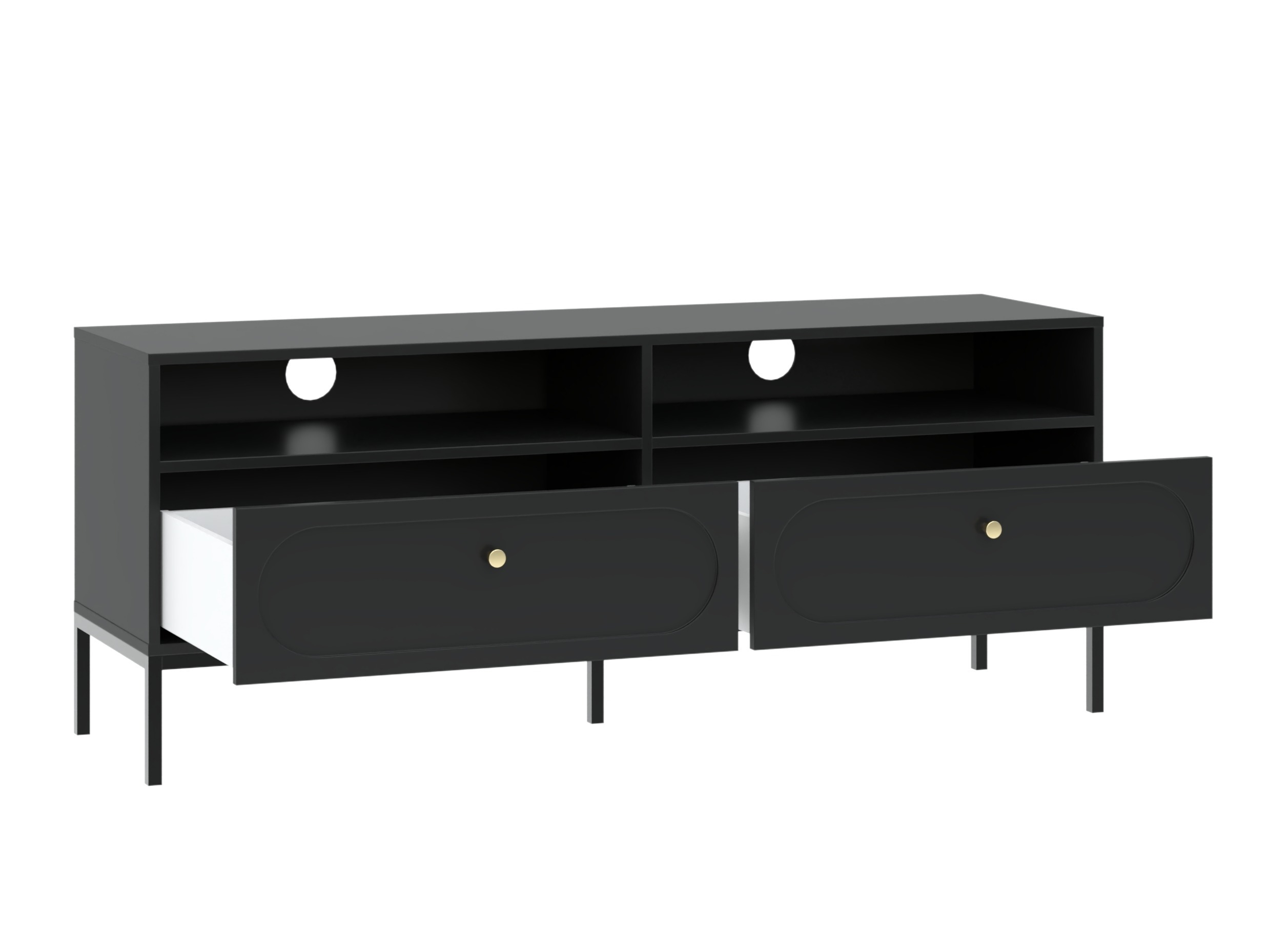 TV-bord Bristol 235 (Sort)