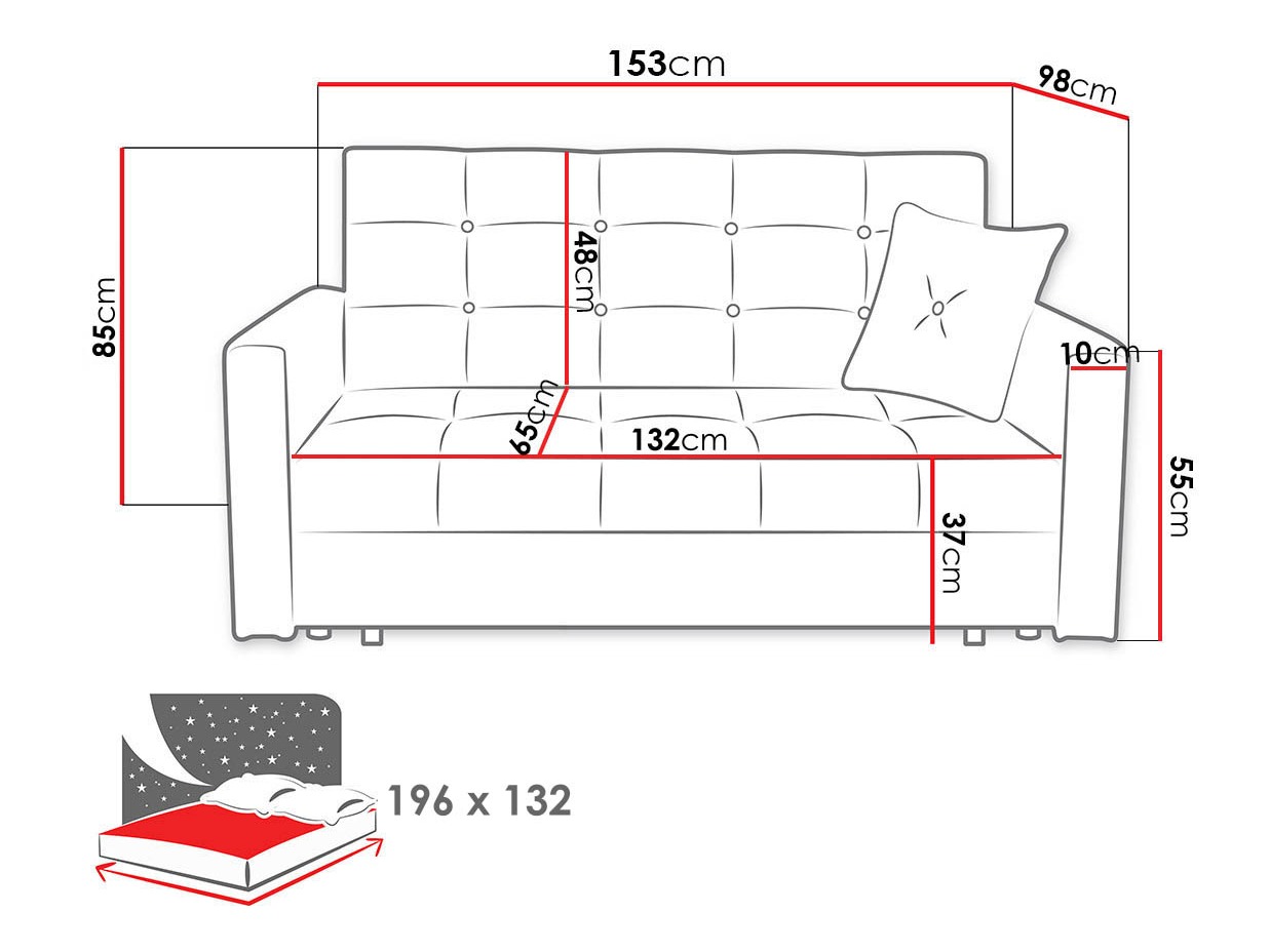 Sovesofa Seruna III (Nazar 225.01)