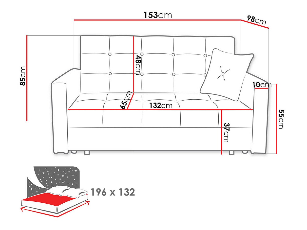 Sovesofa Seruna III (Nazar 225.03)
