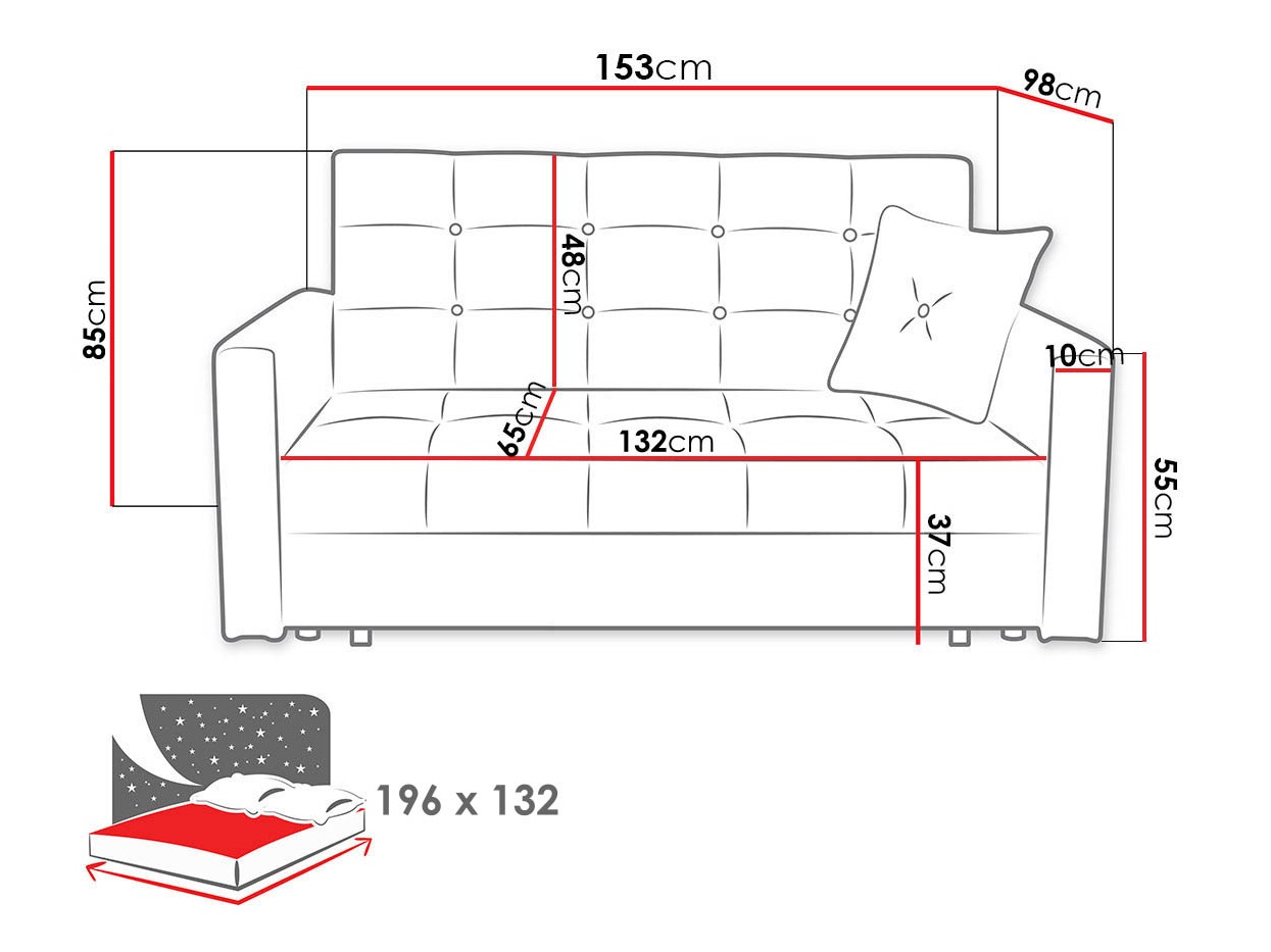 Sovesofa Seruna III (Nazar 225.06)