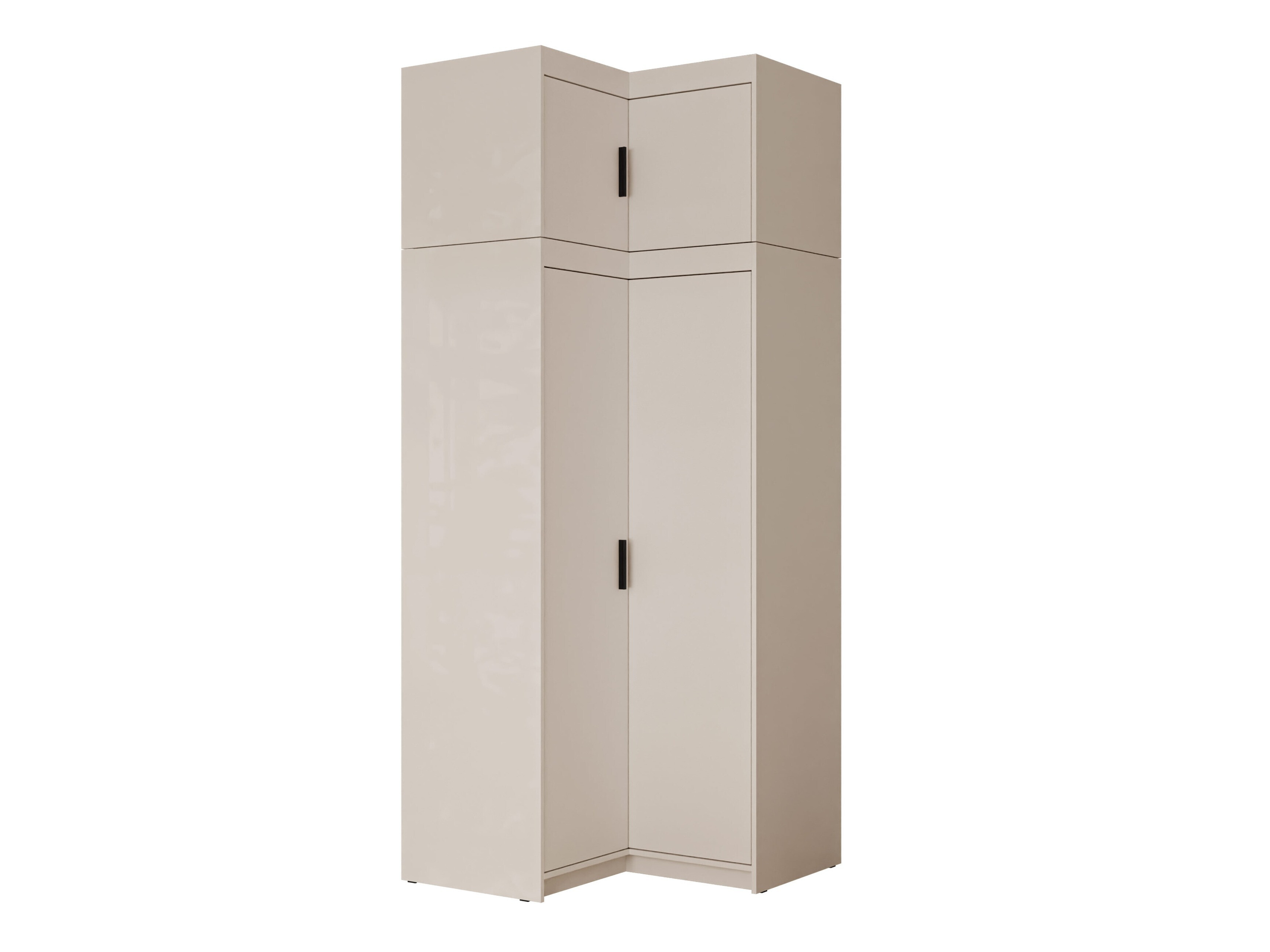 Hjørnegarderob Novduni 121 (Beige)