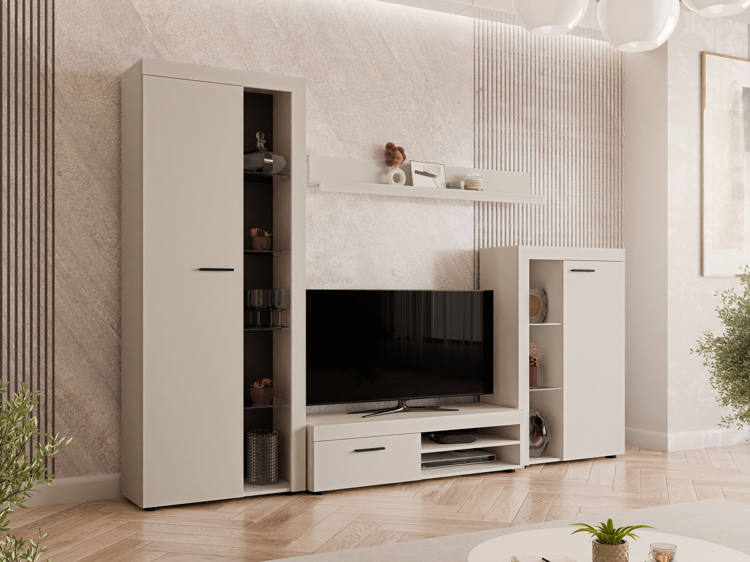 Stuemøbelsæt Univio (Beige)