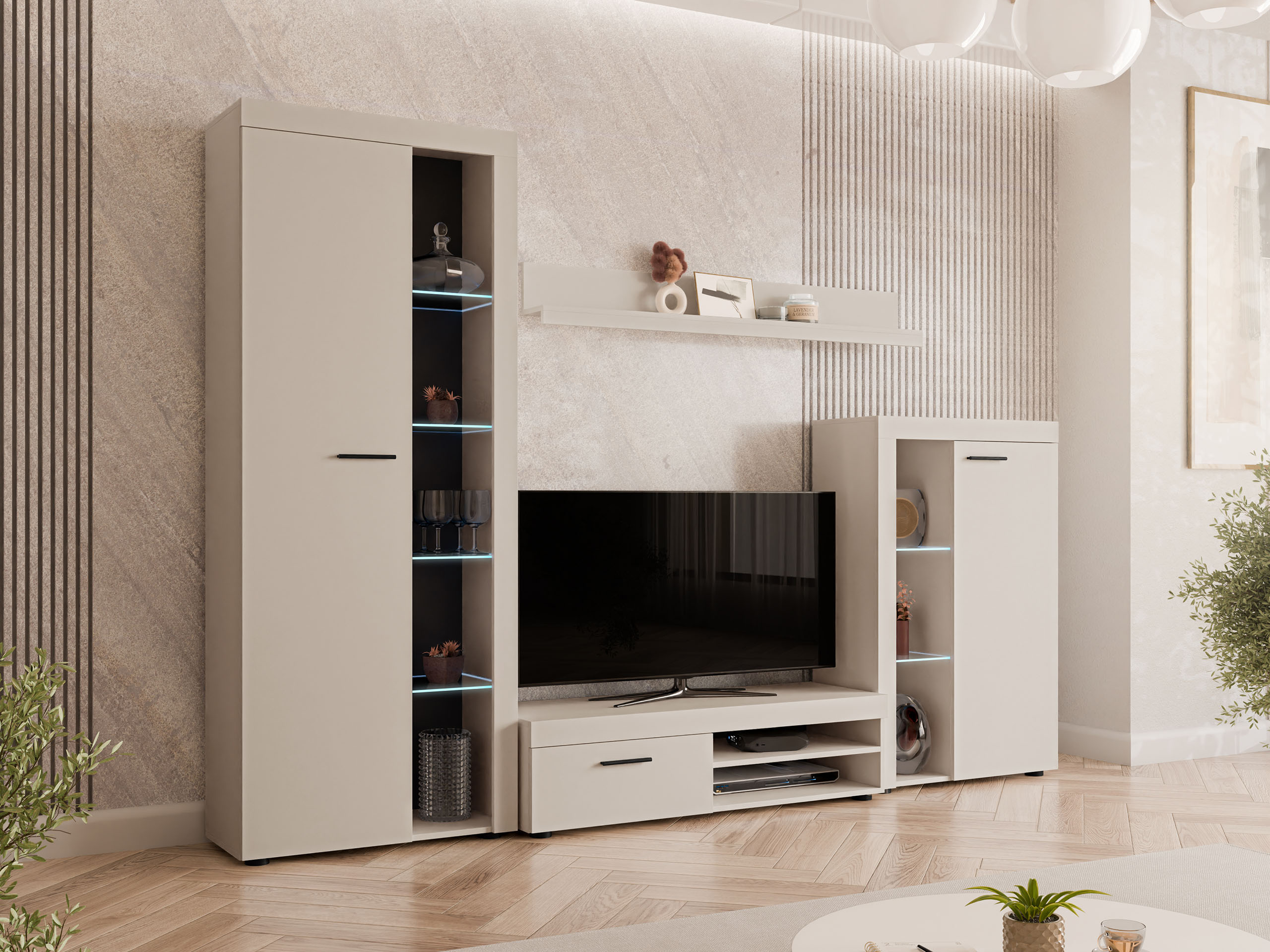 Stuemøbelsæt Univio (Beige)