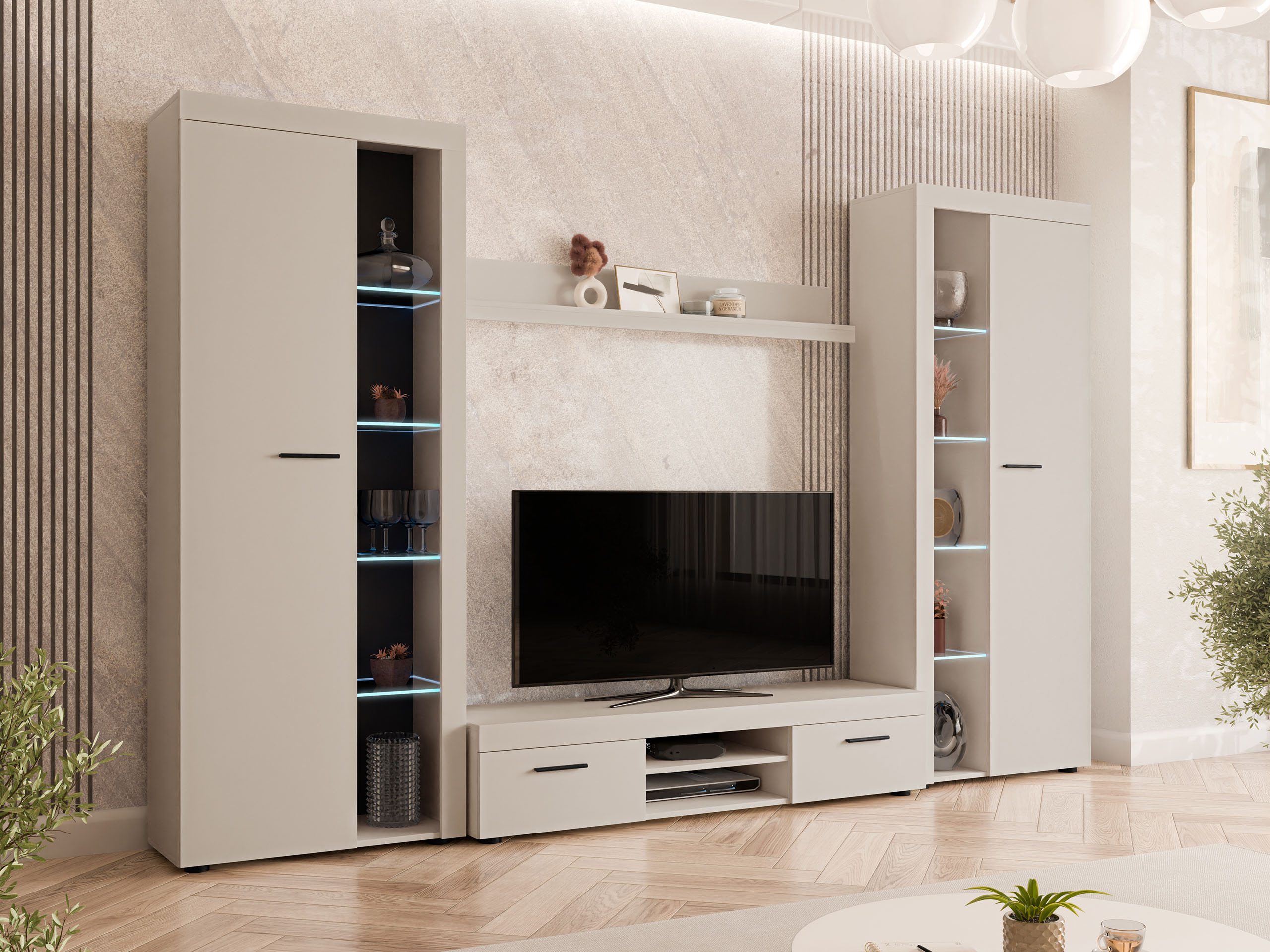 Stuemøbelsæt Univio II (Beige)