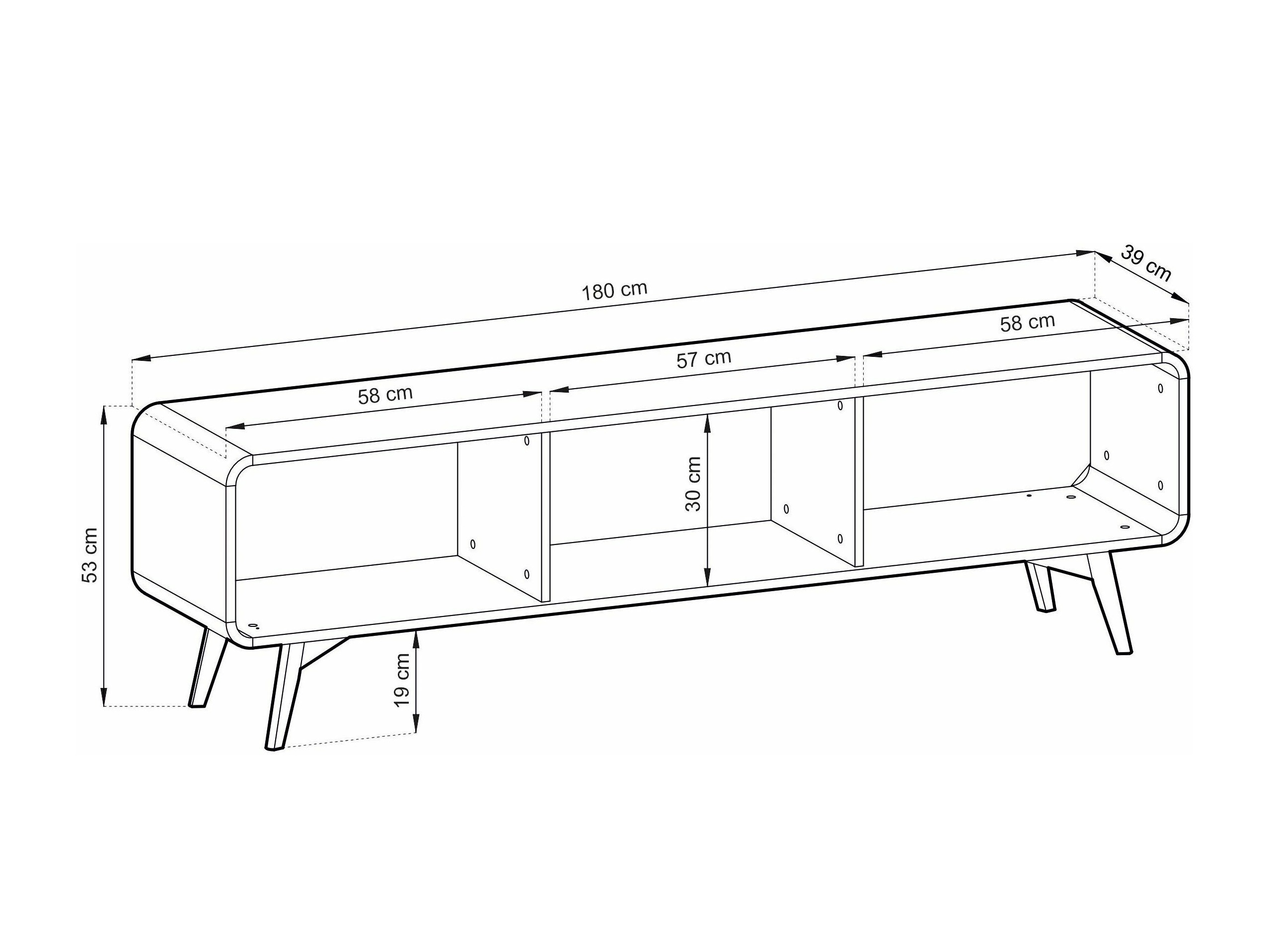 TV-bord Vesdore 100