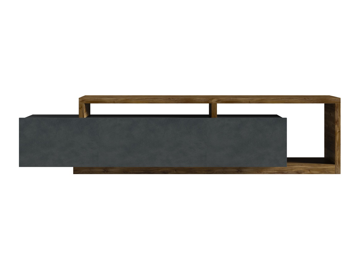 TV-bord Lutiva 103 (Matera grå + Mørk gran)