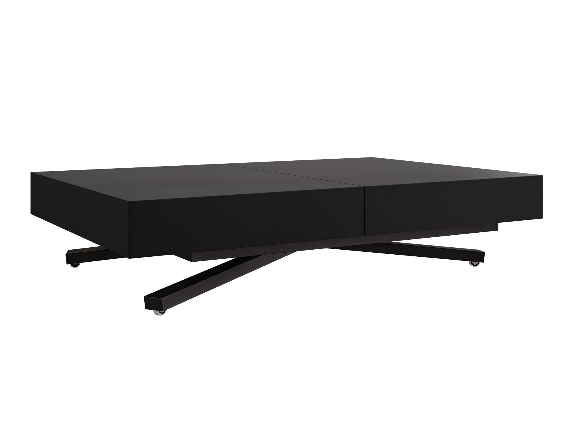 Transformer sofabord Oswego 176 (Sort)