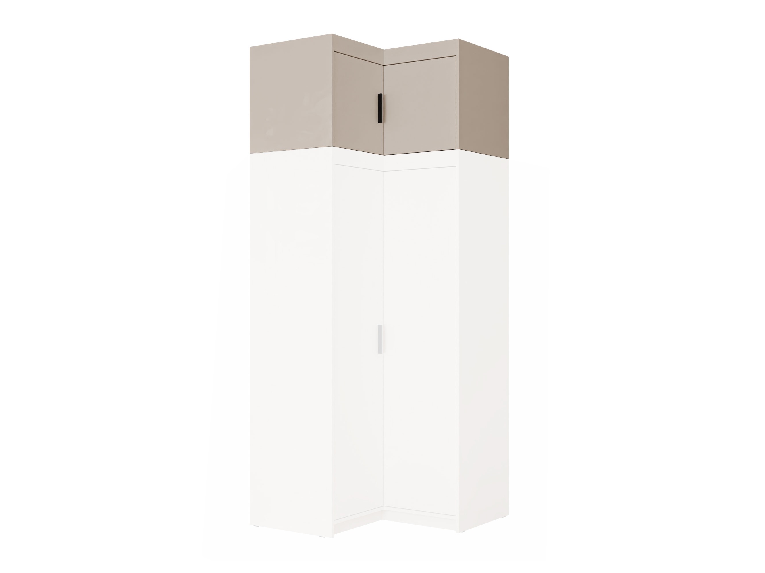 Hjørneskab Novduni 118 (Beige)