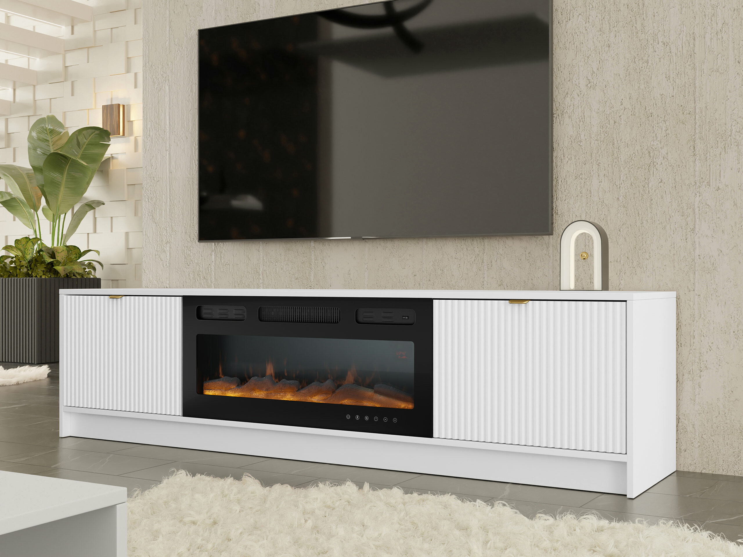 TV-bord Comfivo Papilio II (Hvid)