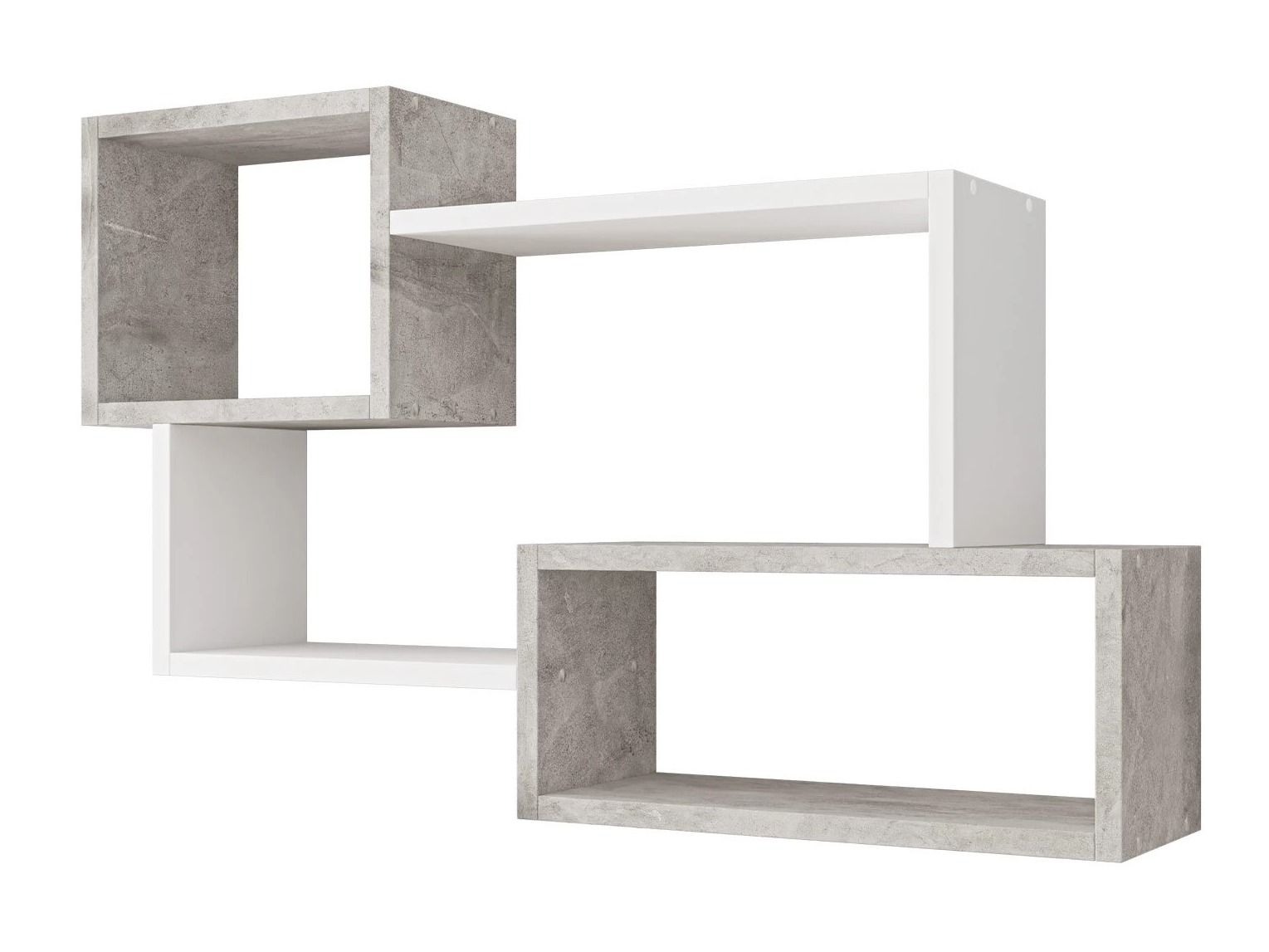 Vægreol Lexicon II (Beton + Hvid)