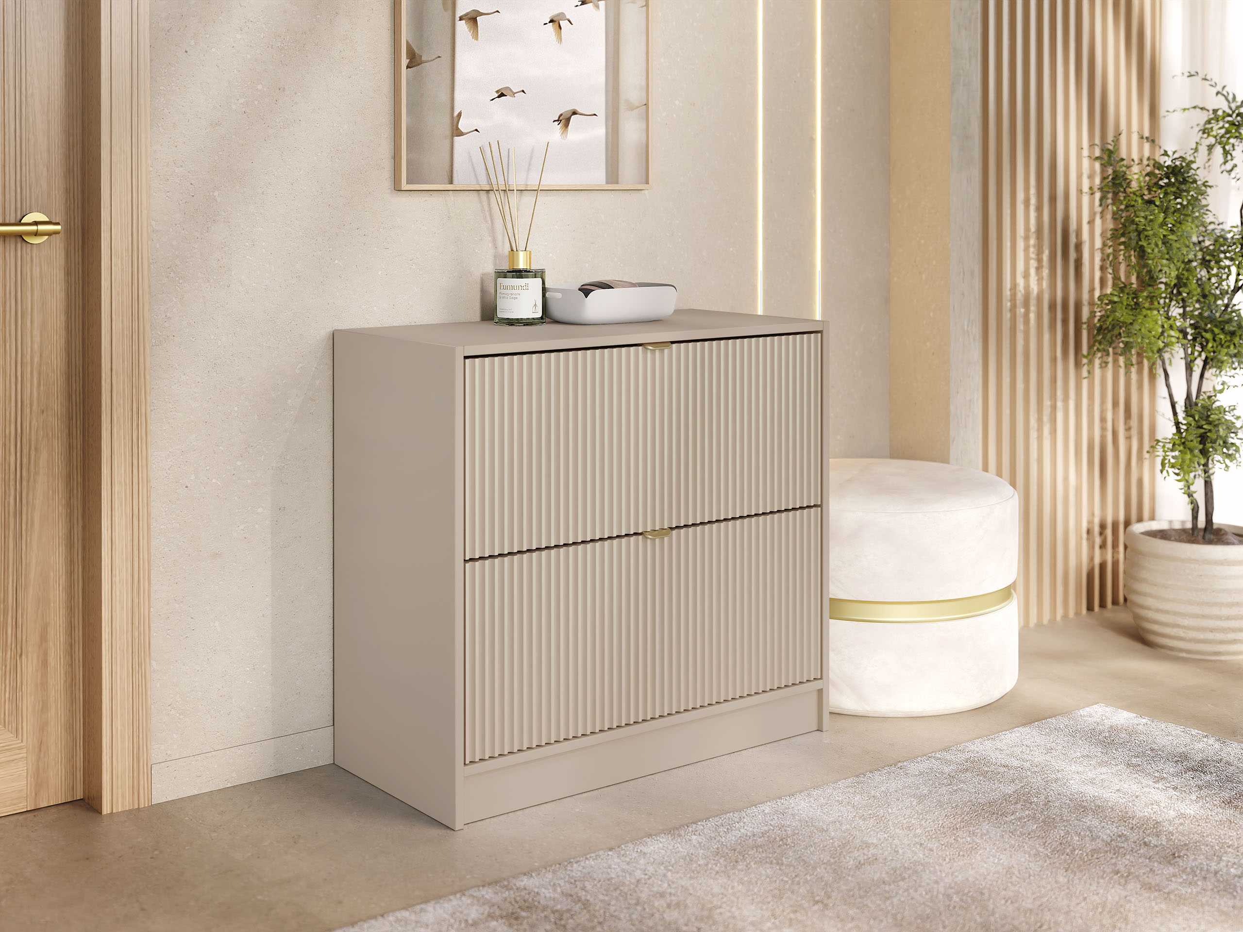 Skoskab Comfivo Velal II (Beige)