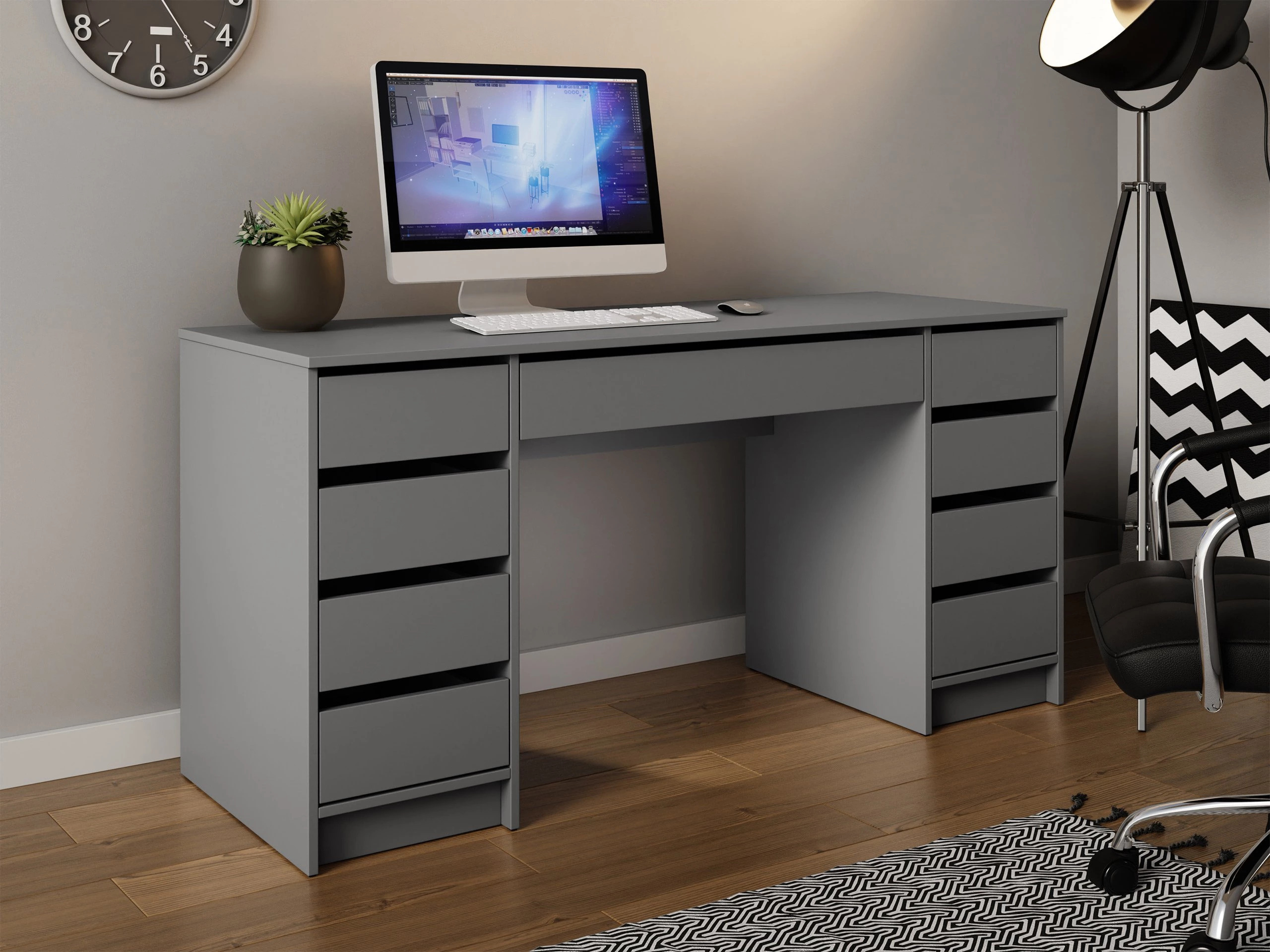 Skrivebord Comfivo Terros II (Antracit)