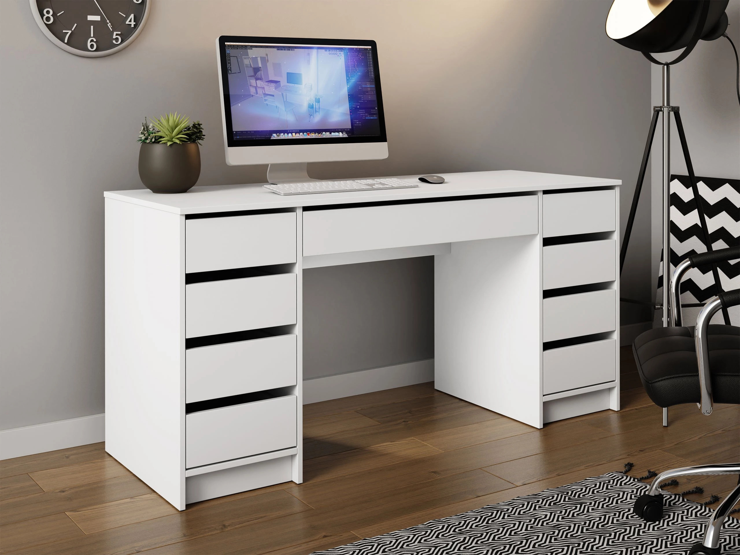 Skrivebord Comfivo Terros II (Hvid)