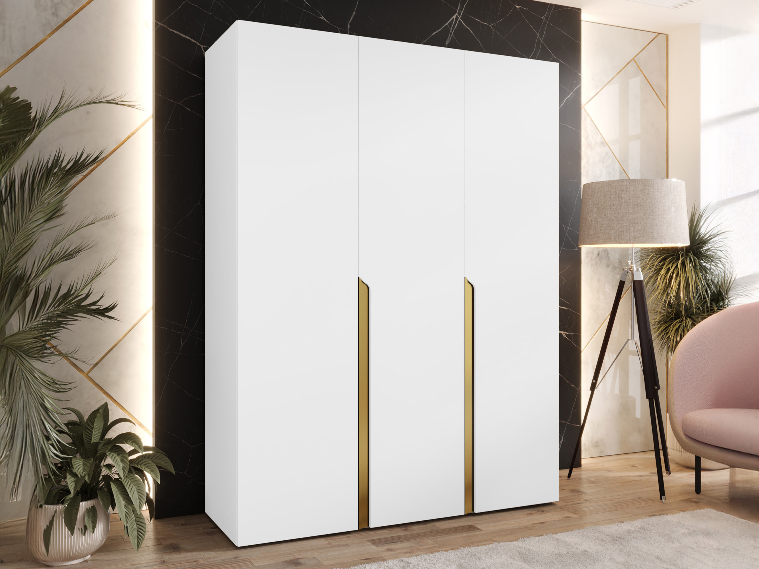 Garderobeskab Hartford 580 (Hvid)
