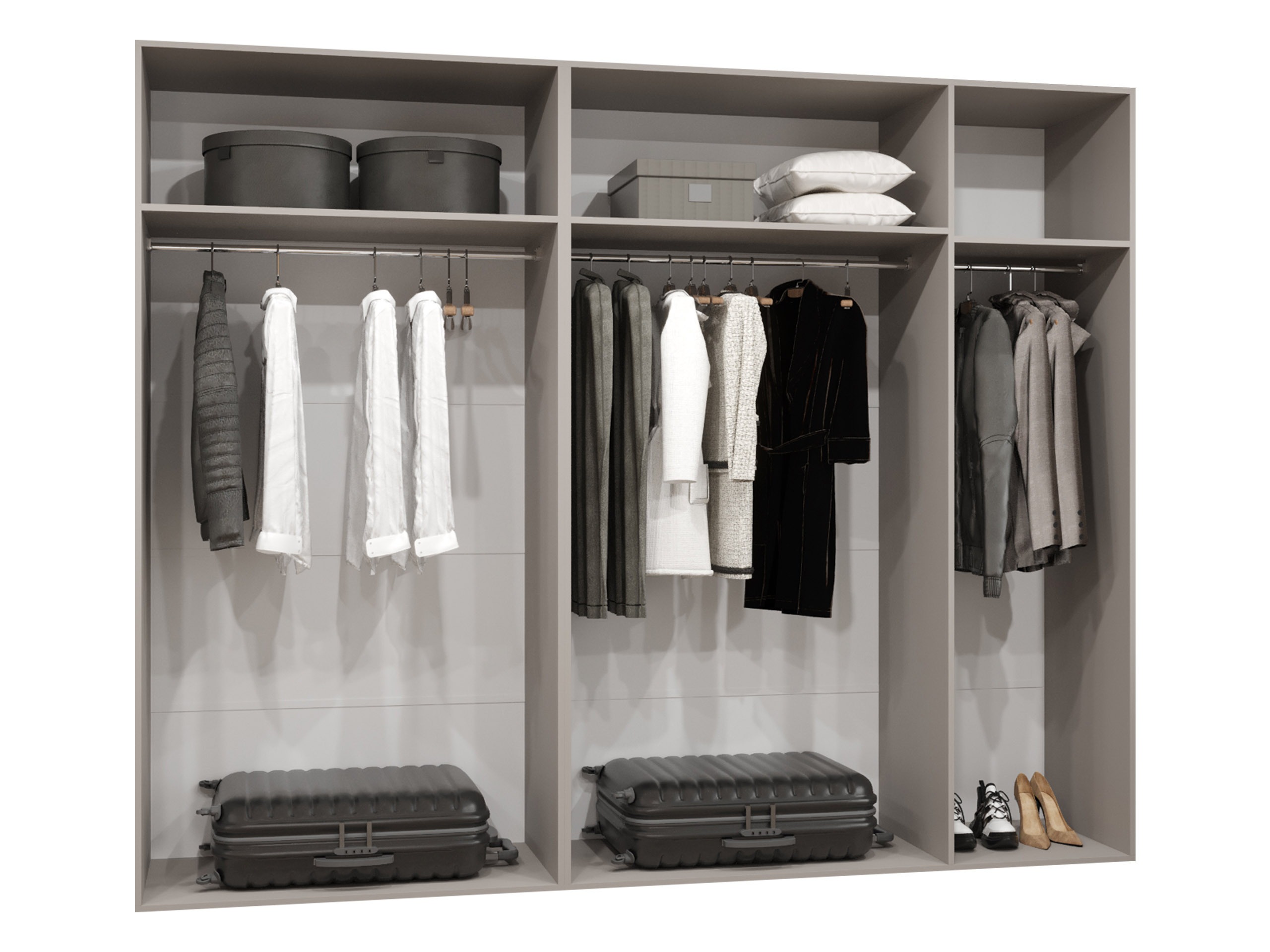 Garderobeskab Hartford 582 (Hvid)