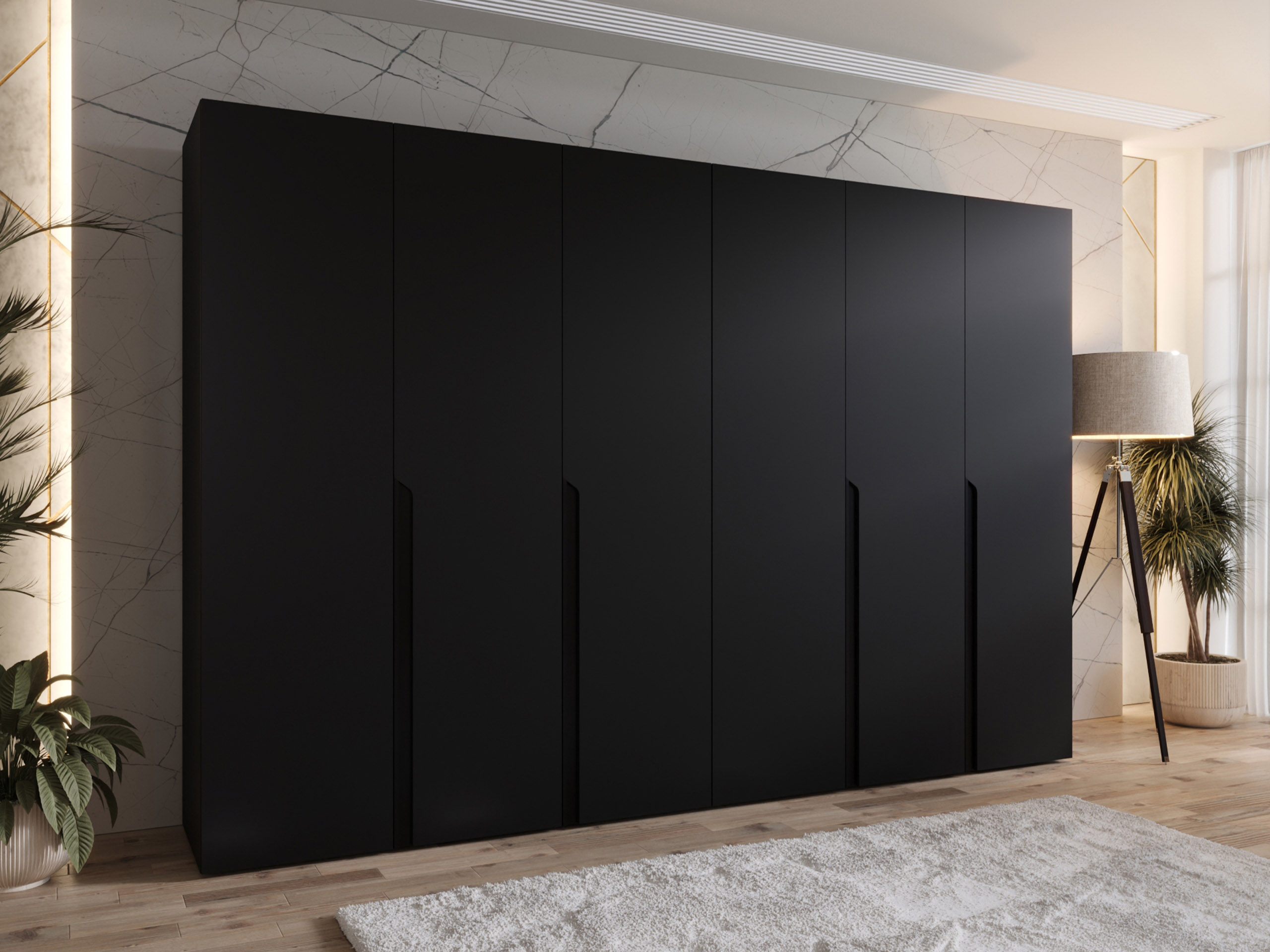 Garderobeskab Hartford 583 (Sort)
