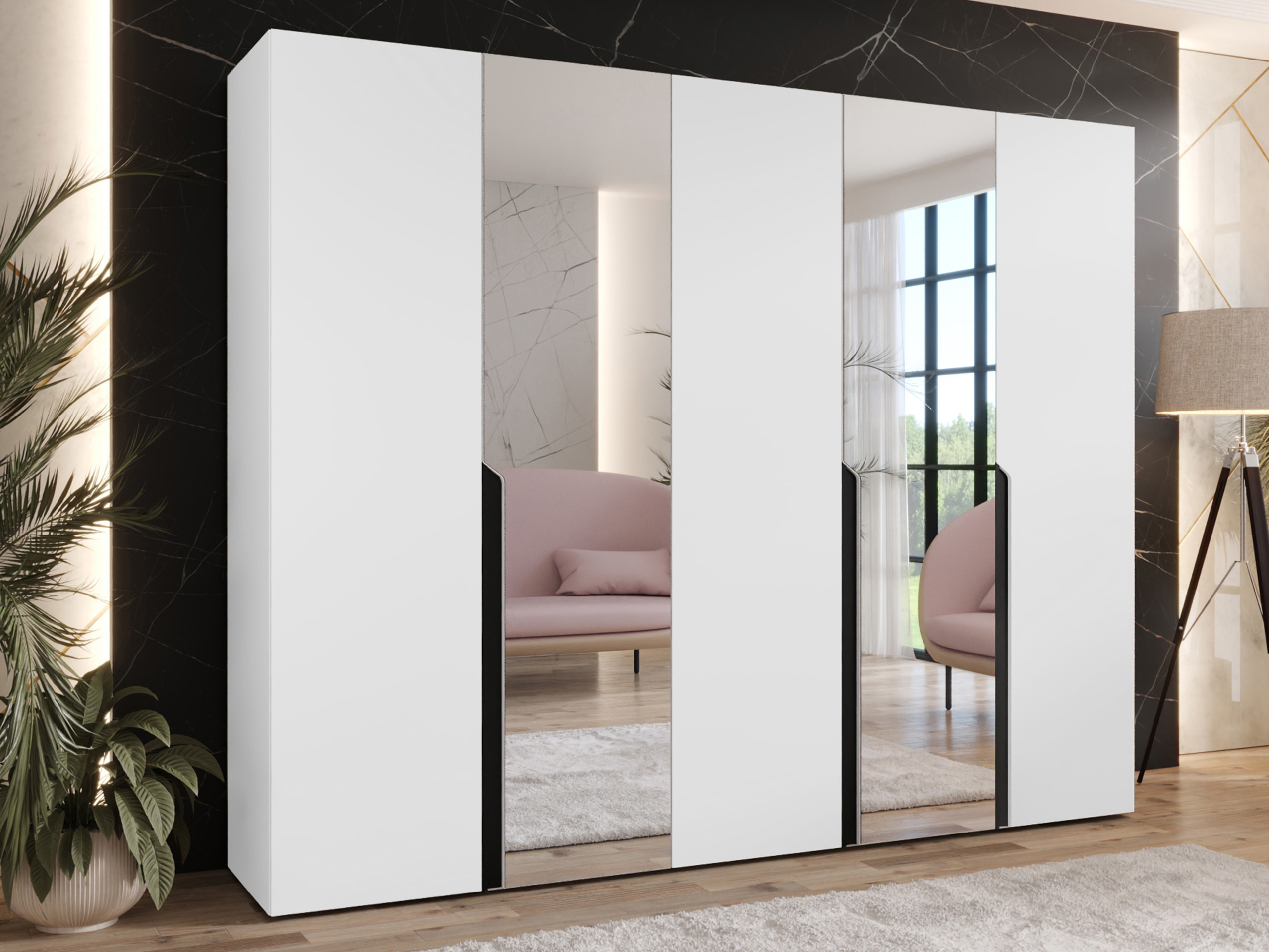 Garderobeskab Hartford 587 (Hvid)