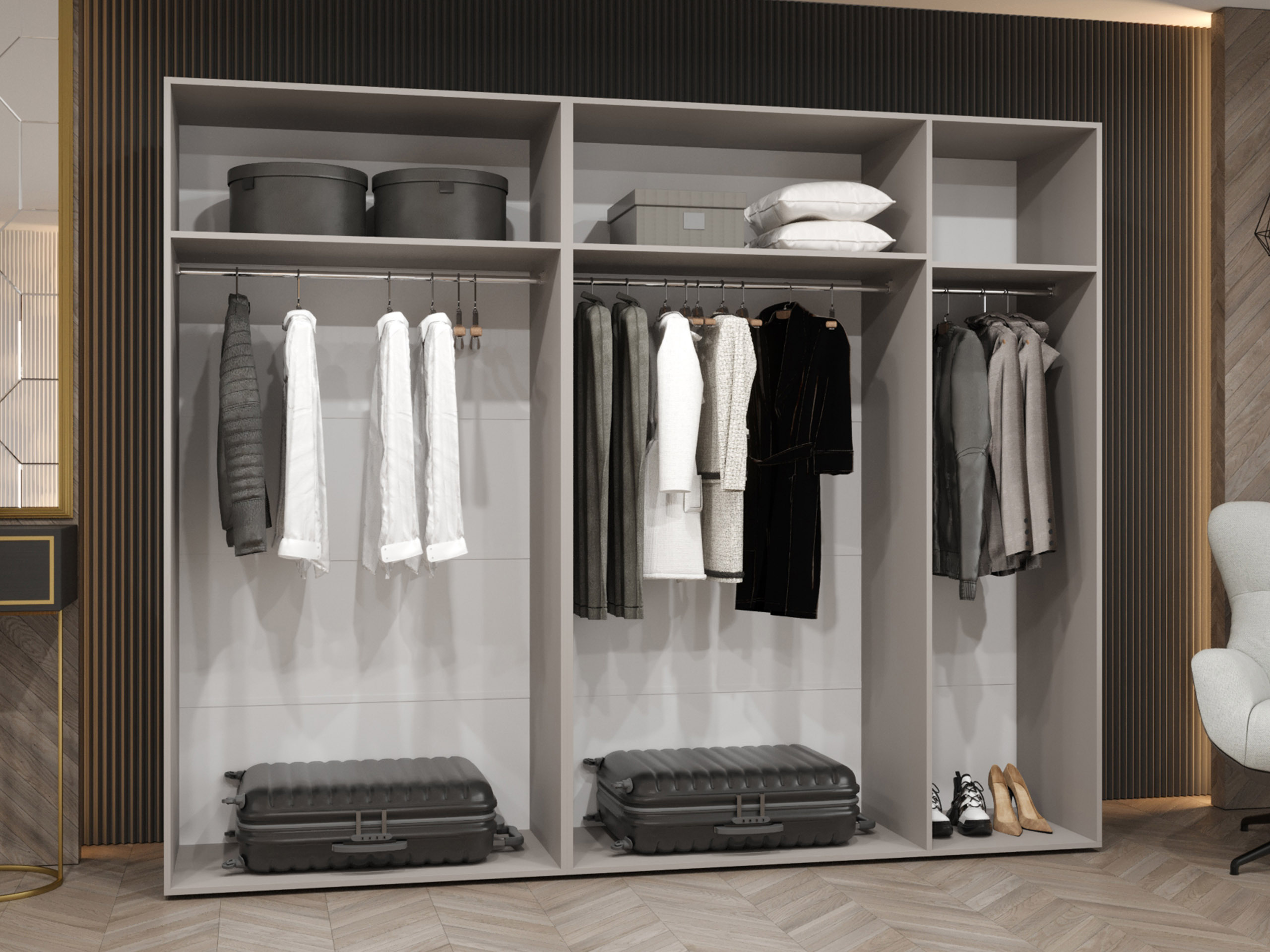 Garderobeskab Hartford 592 (Hvid)