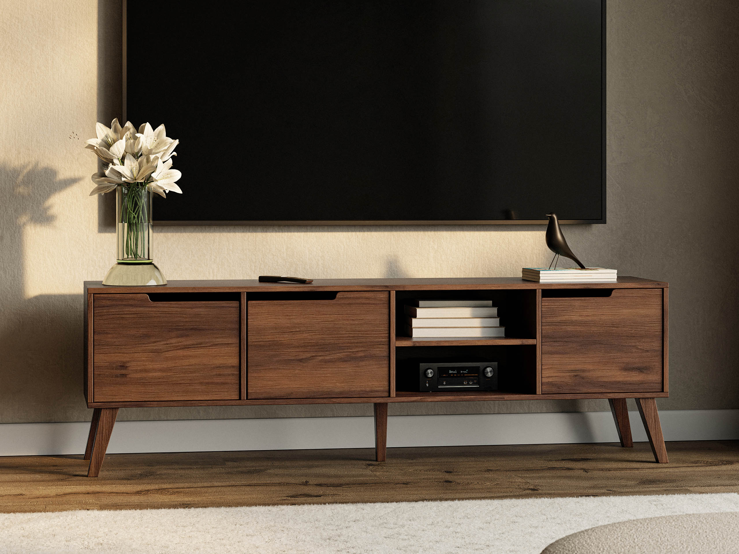 TV-bord Otis II (Valnød)