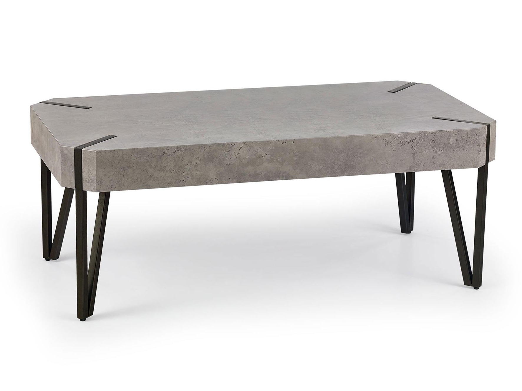 Sofabord Houston 303 (Beton + Sort)