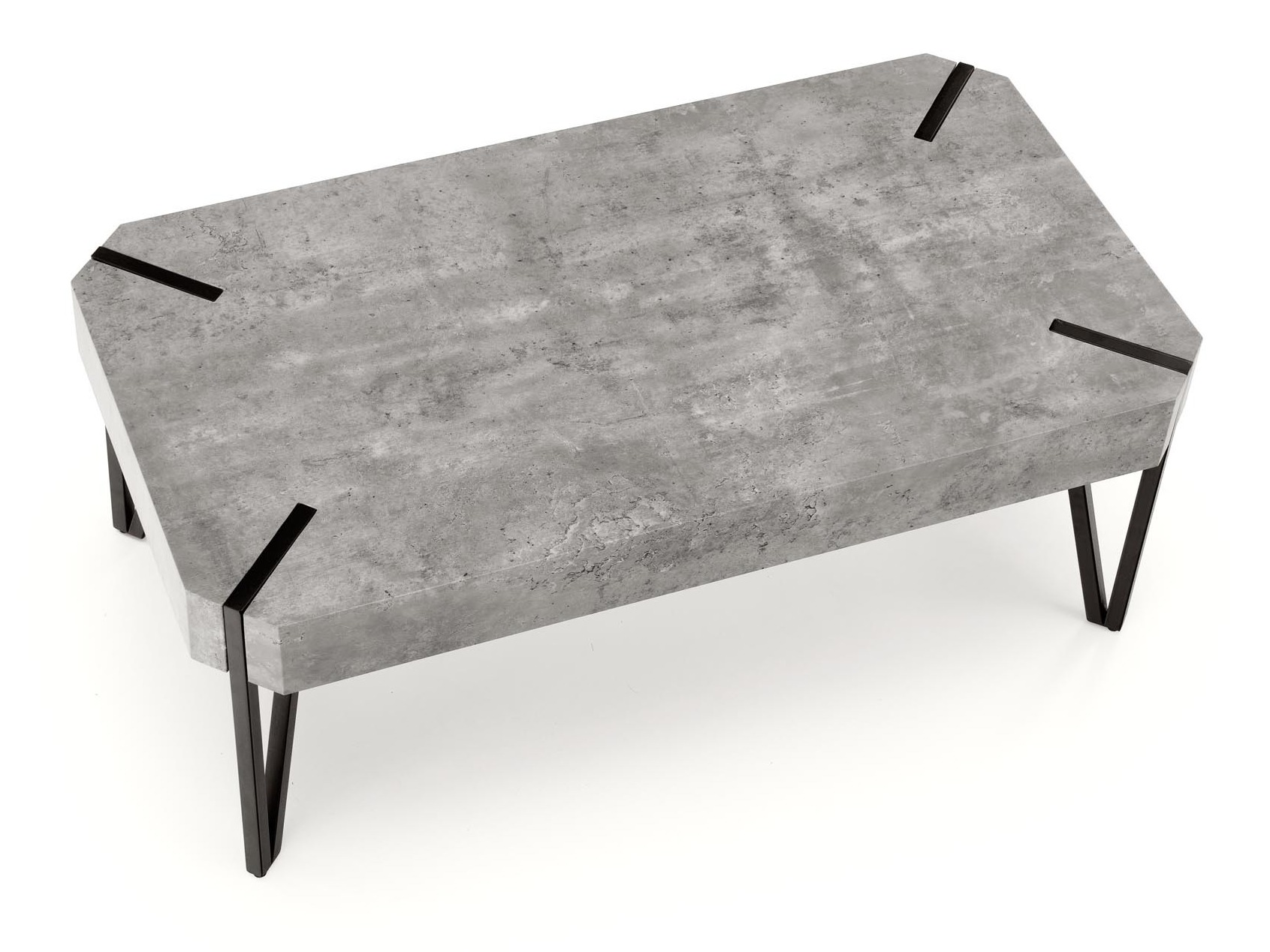 Sofabord Houston 303 (Beton + Sort)