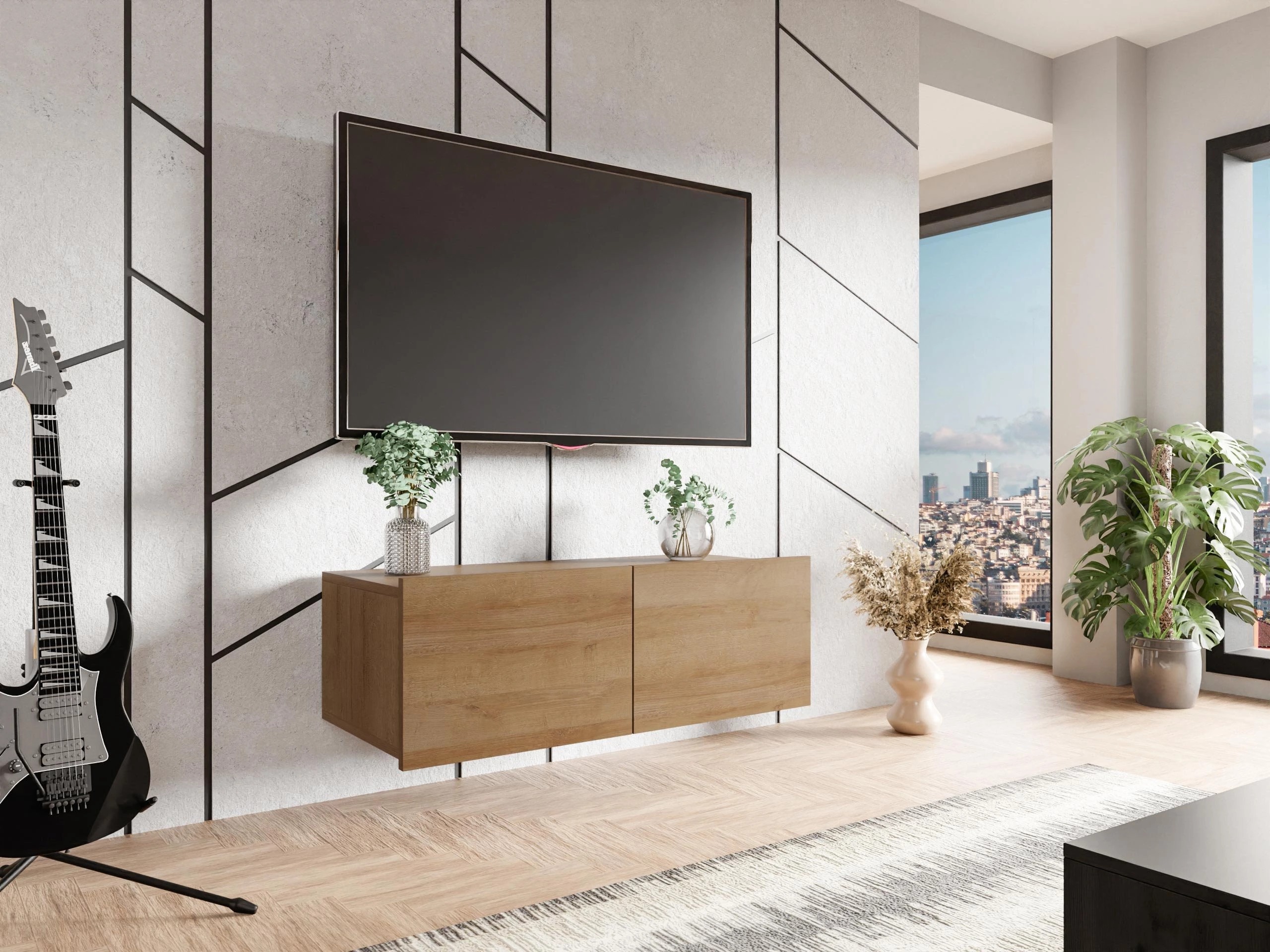 TV-bord Remus I (Gylden eg)