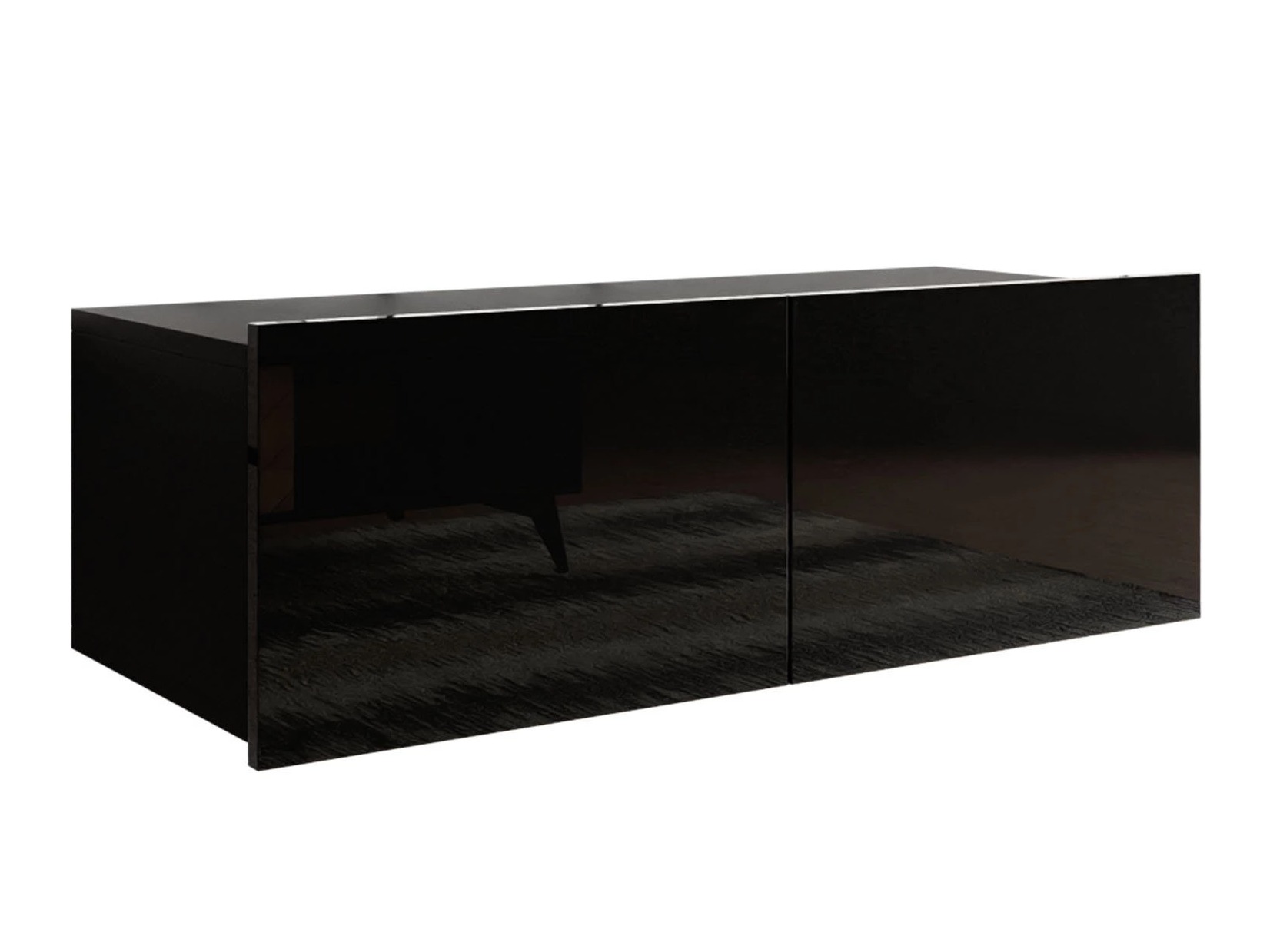 TV-bord Remus I (Sort + Blank sort)