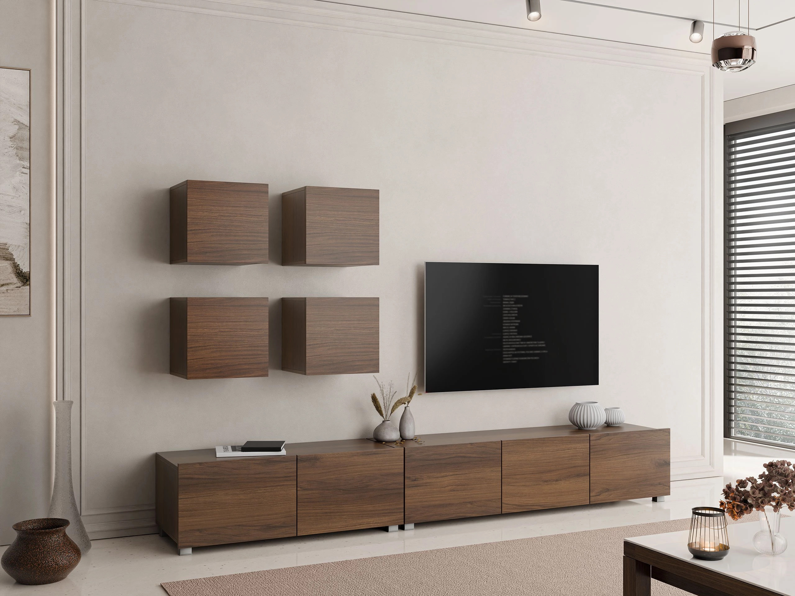 TV-bord Remus I (Valnød)