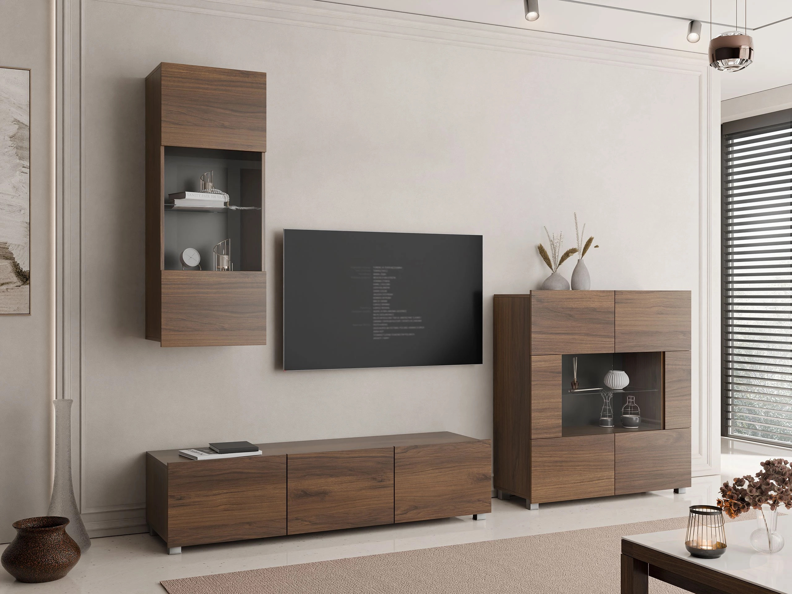 TV-bord Remus (Valnød)