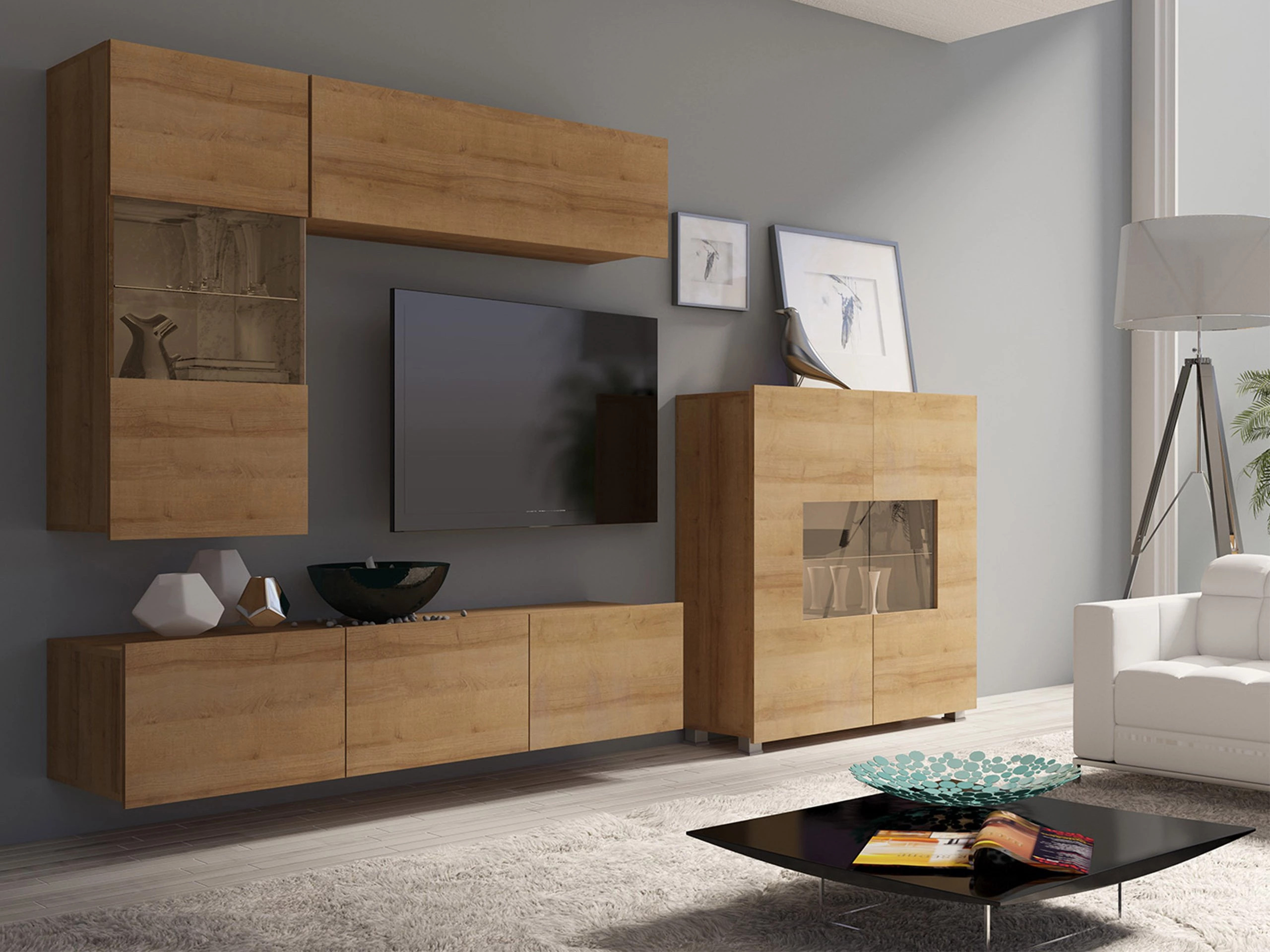 TV-bord Remus (Gylden eg)