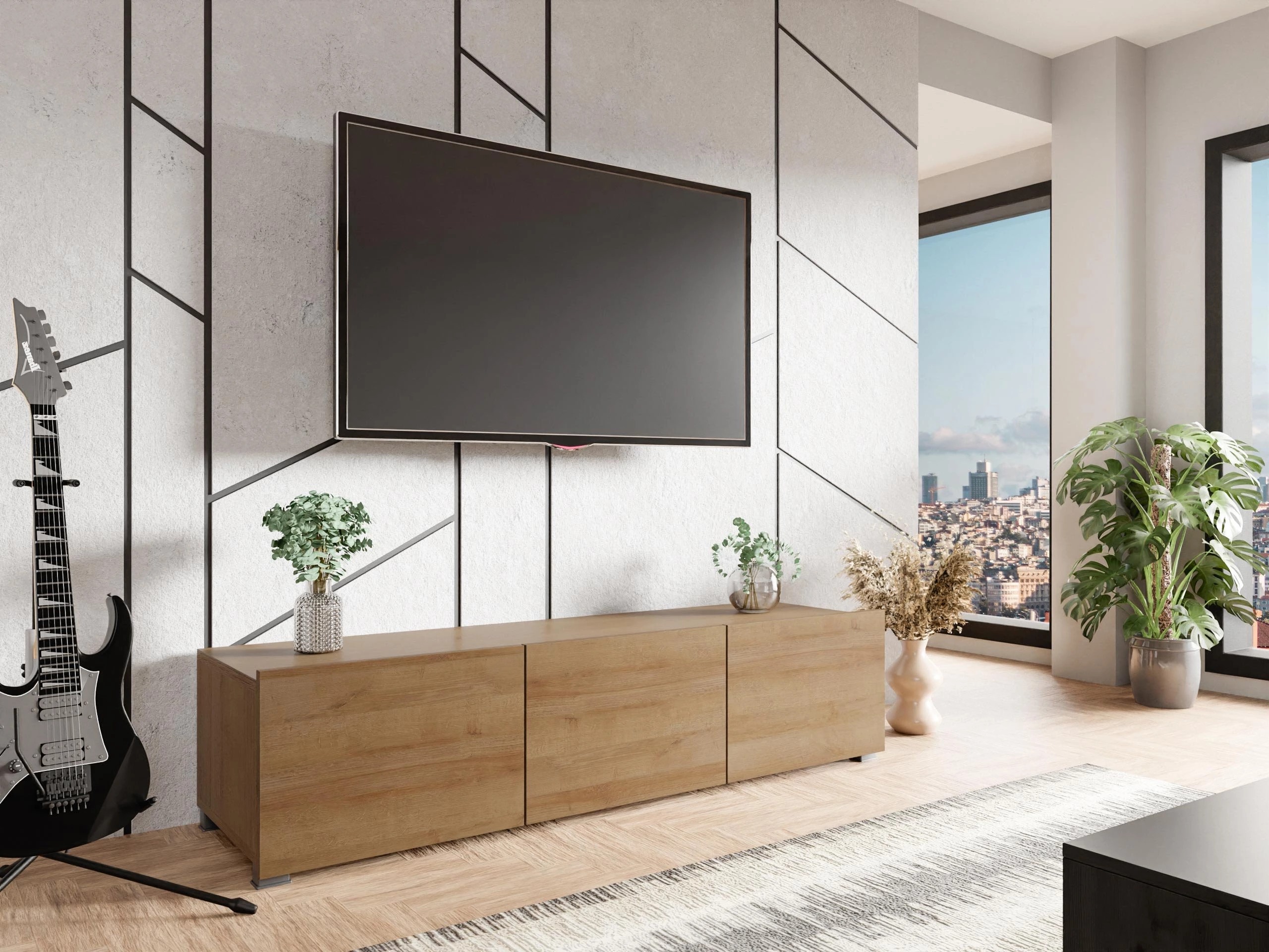 TV-bord Remus (Gylden eg)