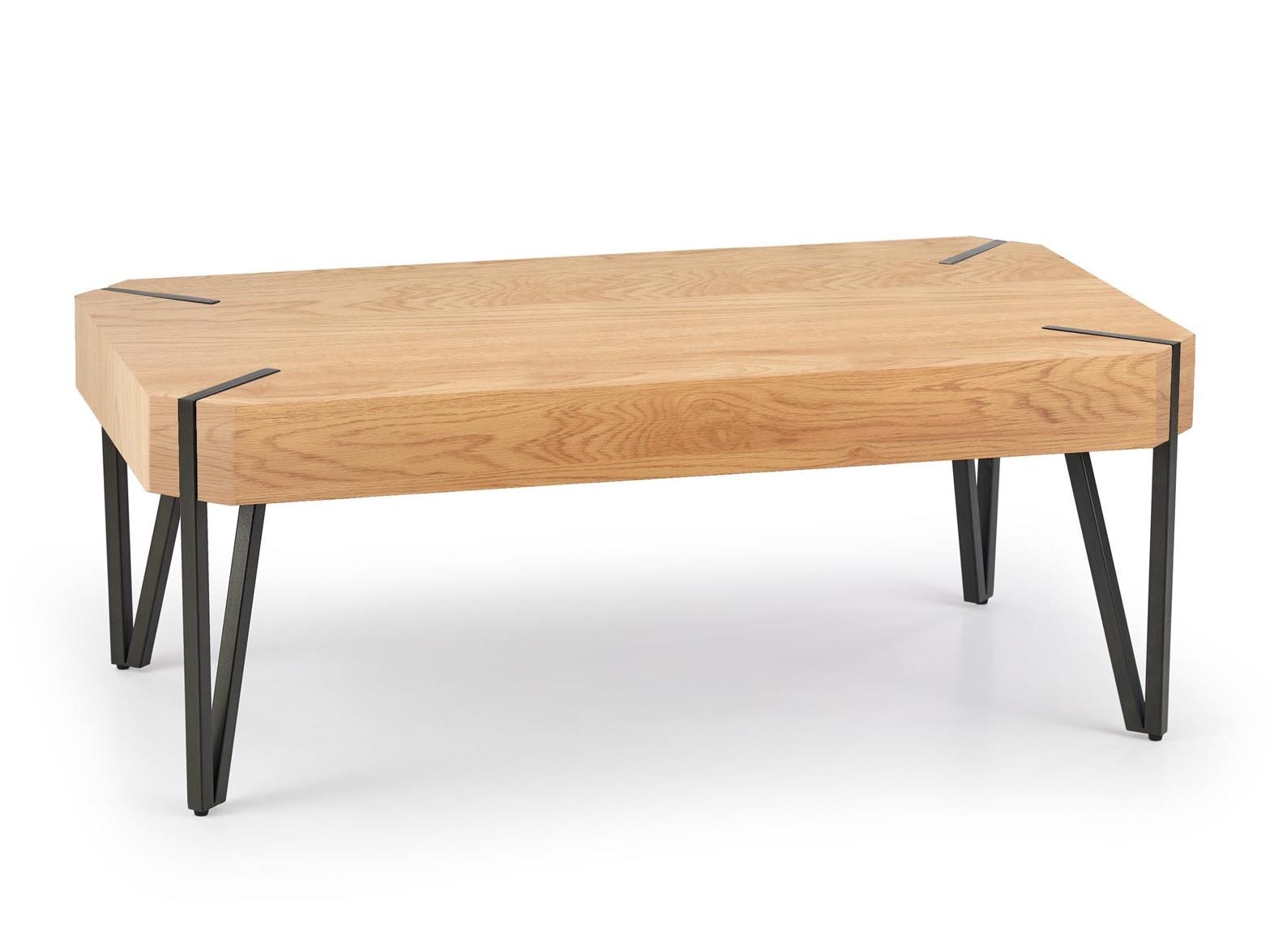 Sofabord Houston 303 (Gylden eg + Sort)