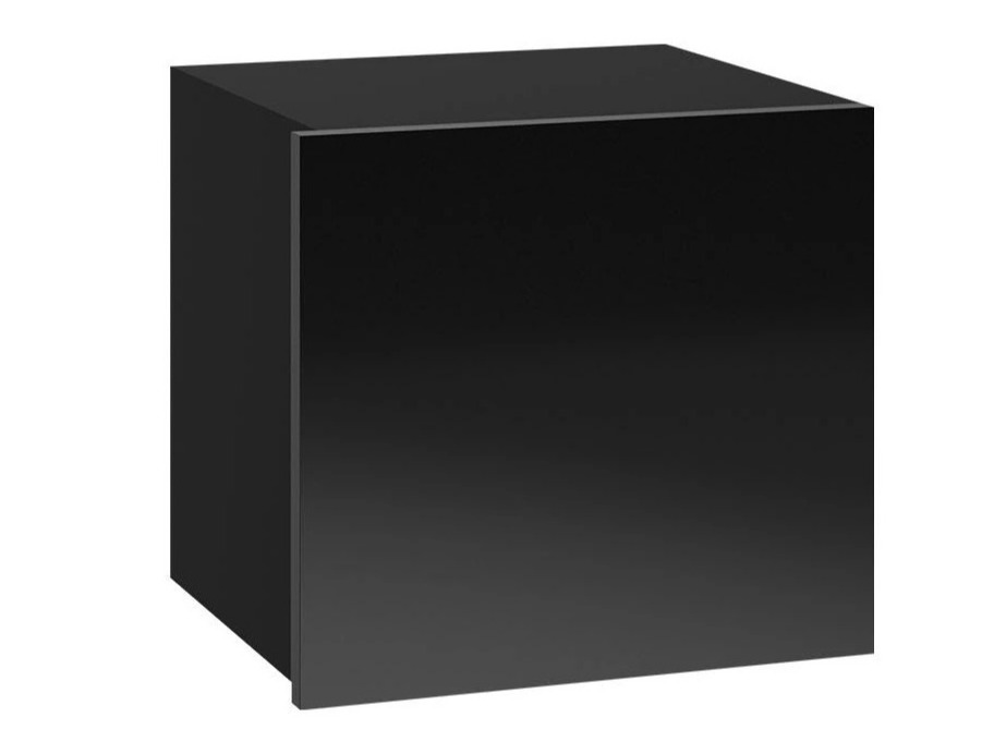 Vægskab Remus II (Sort + Blank sort)