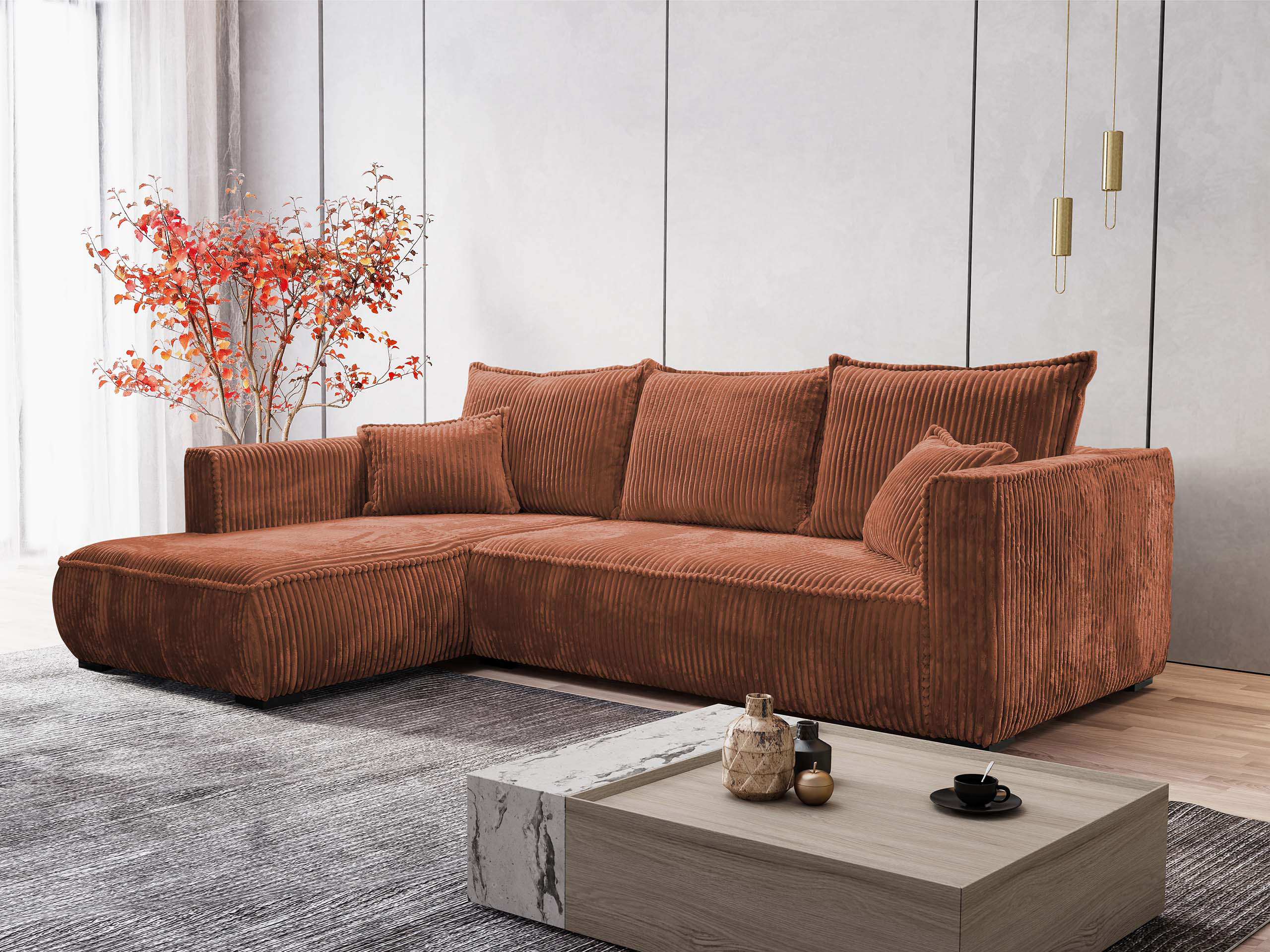 Hjørnesofa TrendyNest Circas (Tilia 52)
