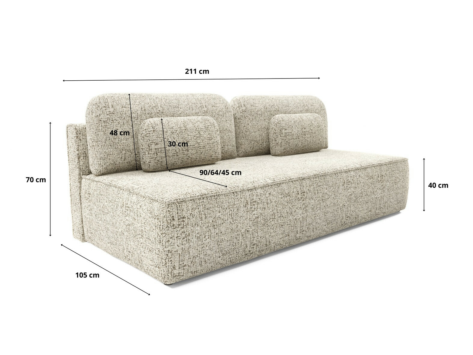 Sovesofa Franklin 214 (Bella 40)