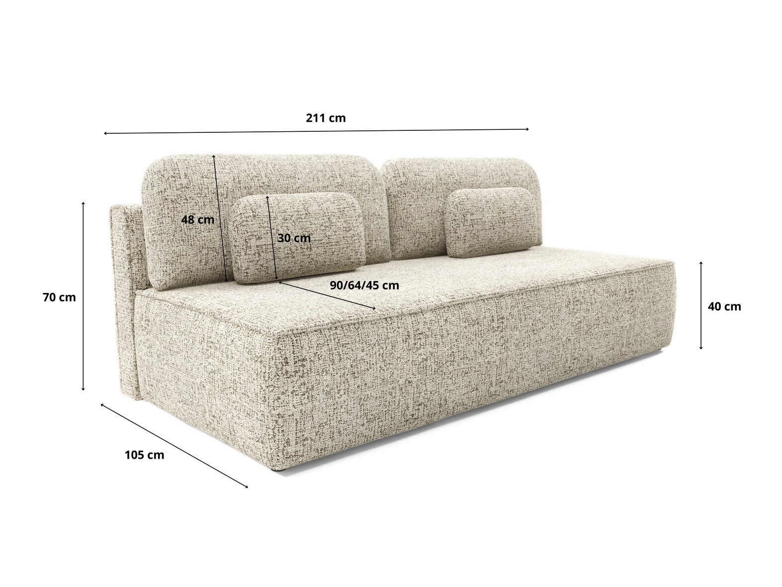 Sovesofa Franklin 214 (Bella 5)