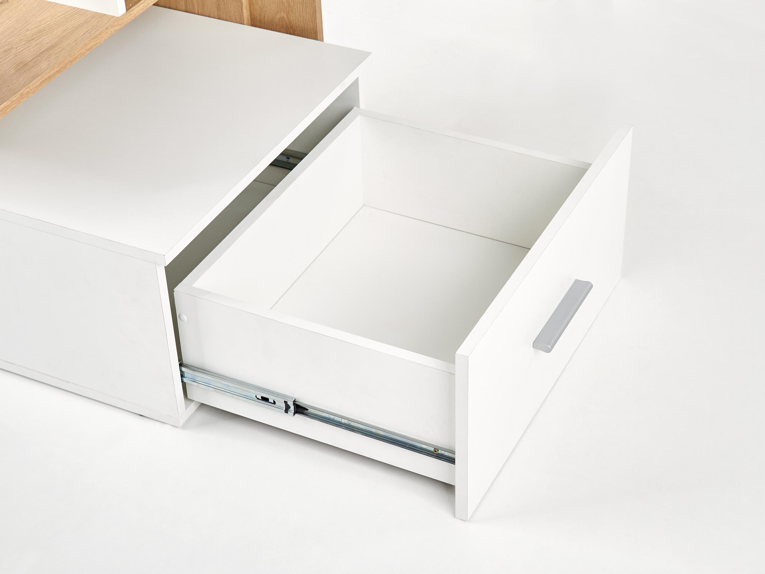 Skrivebord Houston 826 (Hvid + Gylden eg)