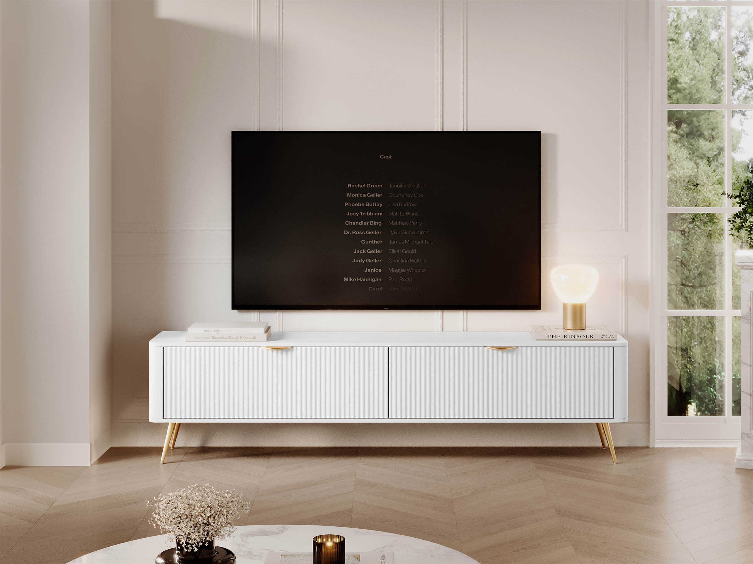 TV-bord Lectum I (Hvid)