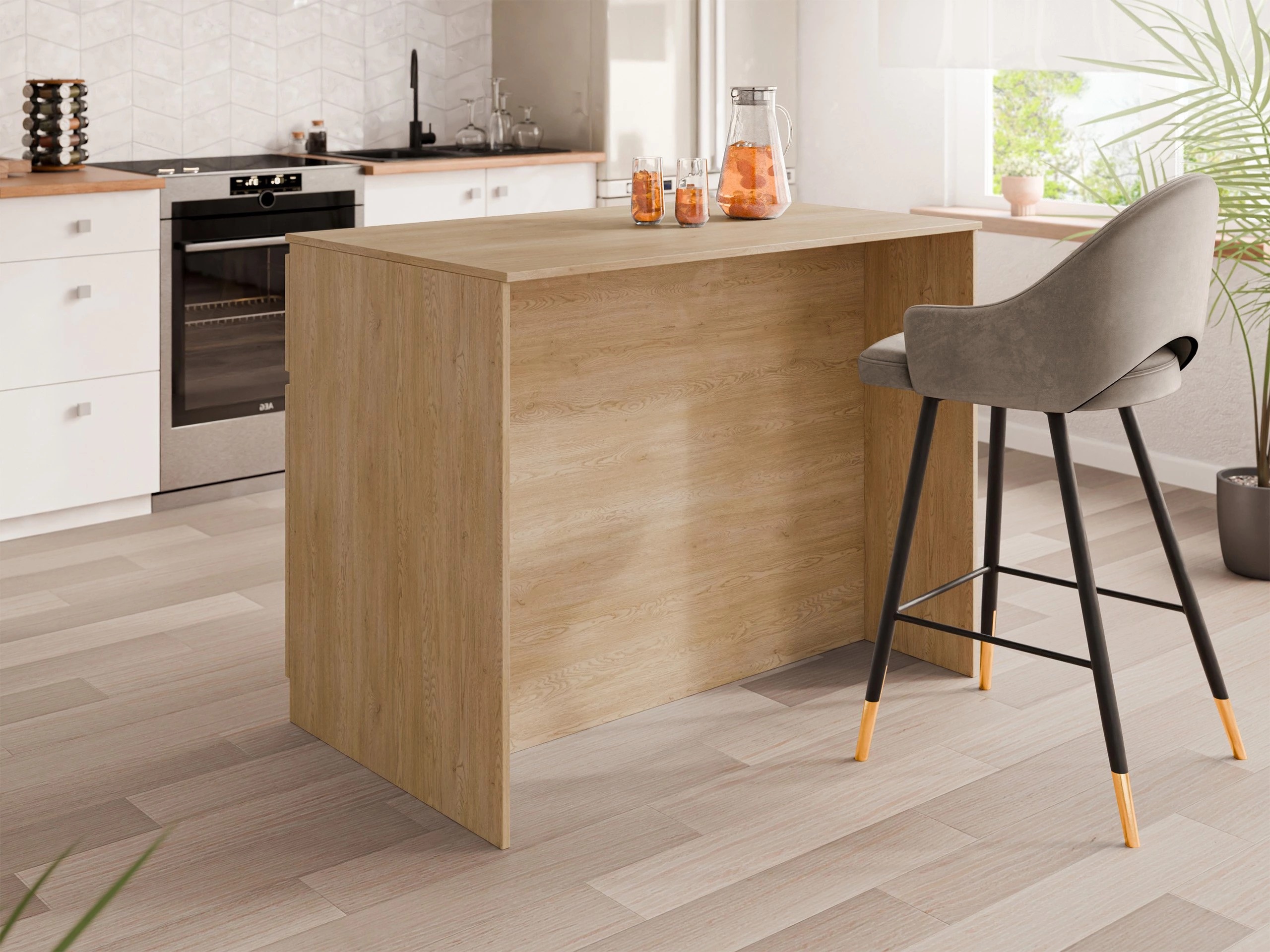 Køkkenø Comfivo Cantal (Egetræ)