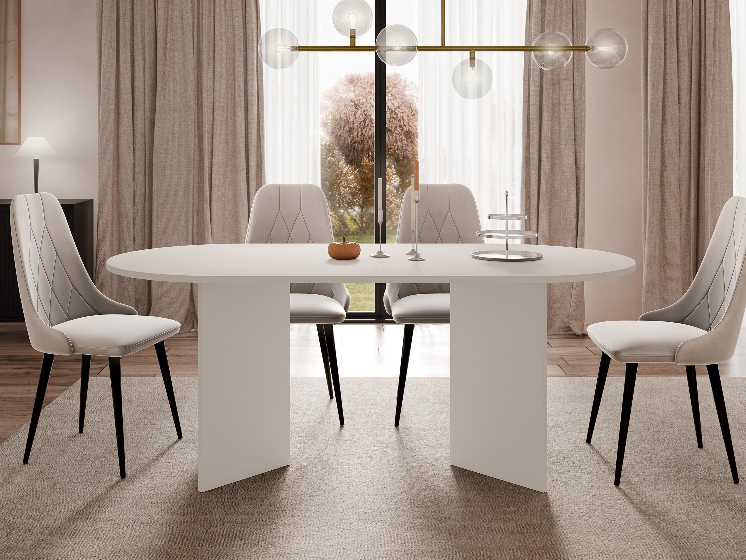 Bord Comfivo Fungus (Beige)