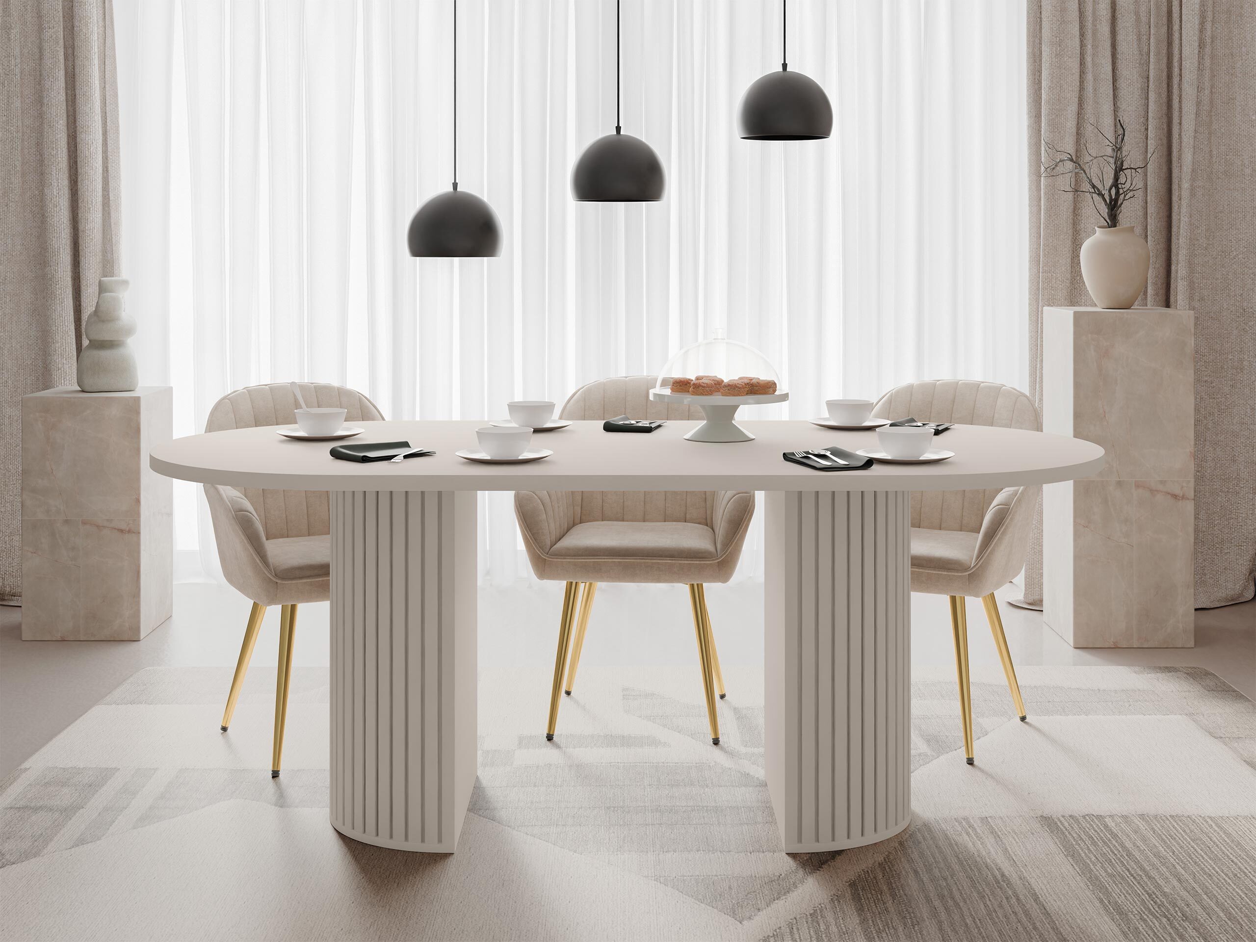 Bord Comfivo Ulma (Beige)
