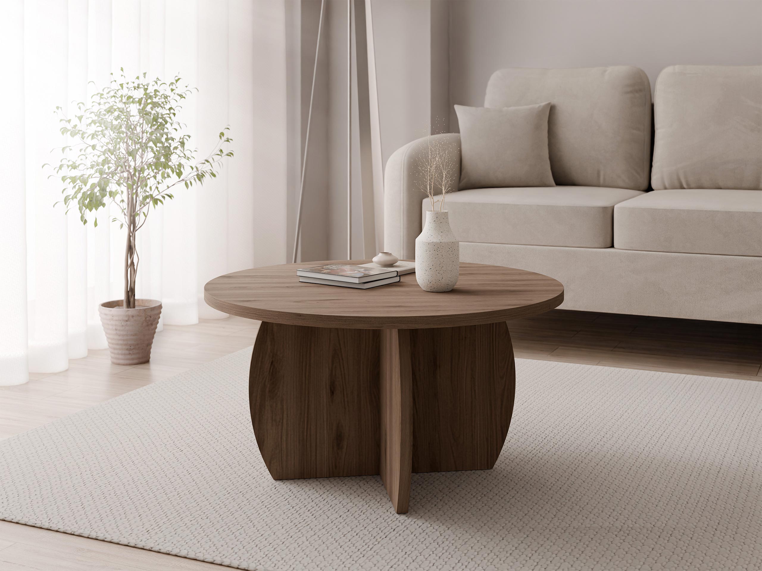 Sofabord Comfivo Pagas (Valnød)