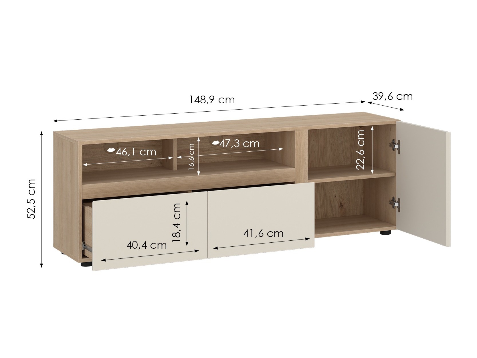 TV-bord Enoloro 100