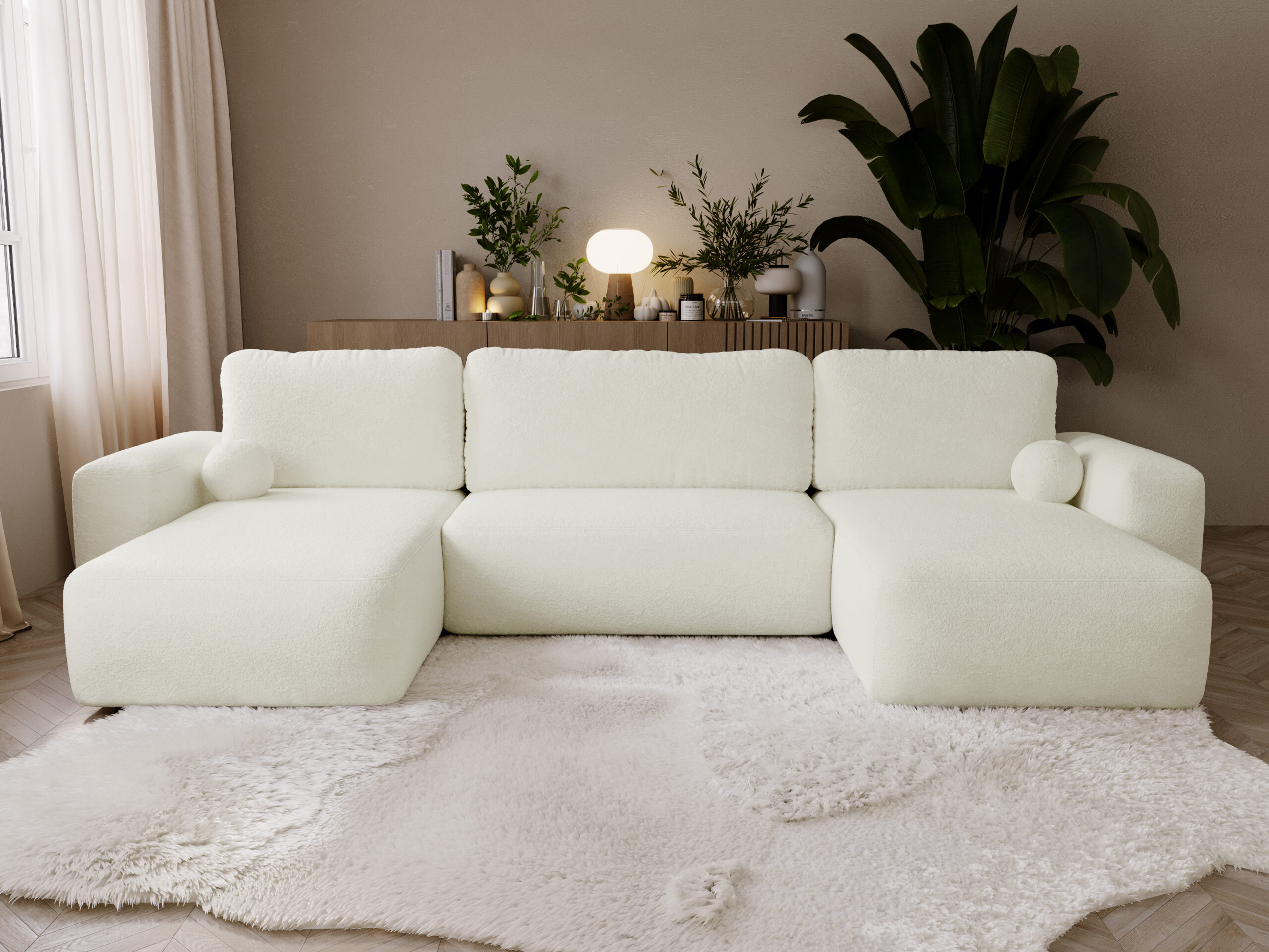 Hjørnesofa TrendyNest Piscor (Coral 15)