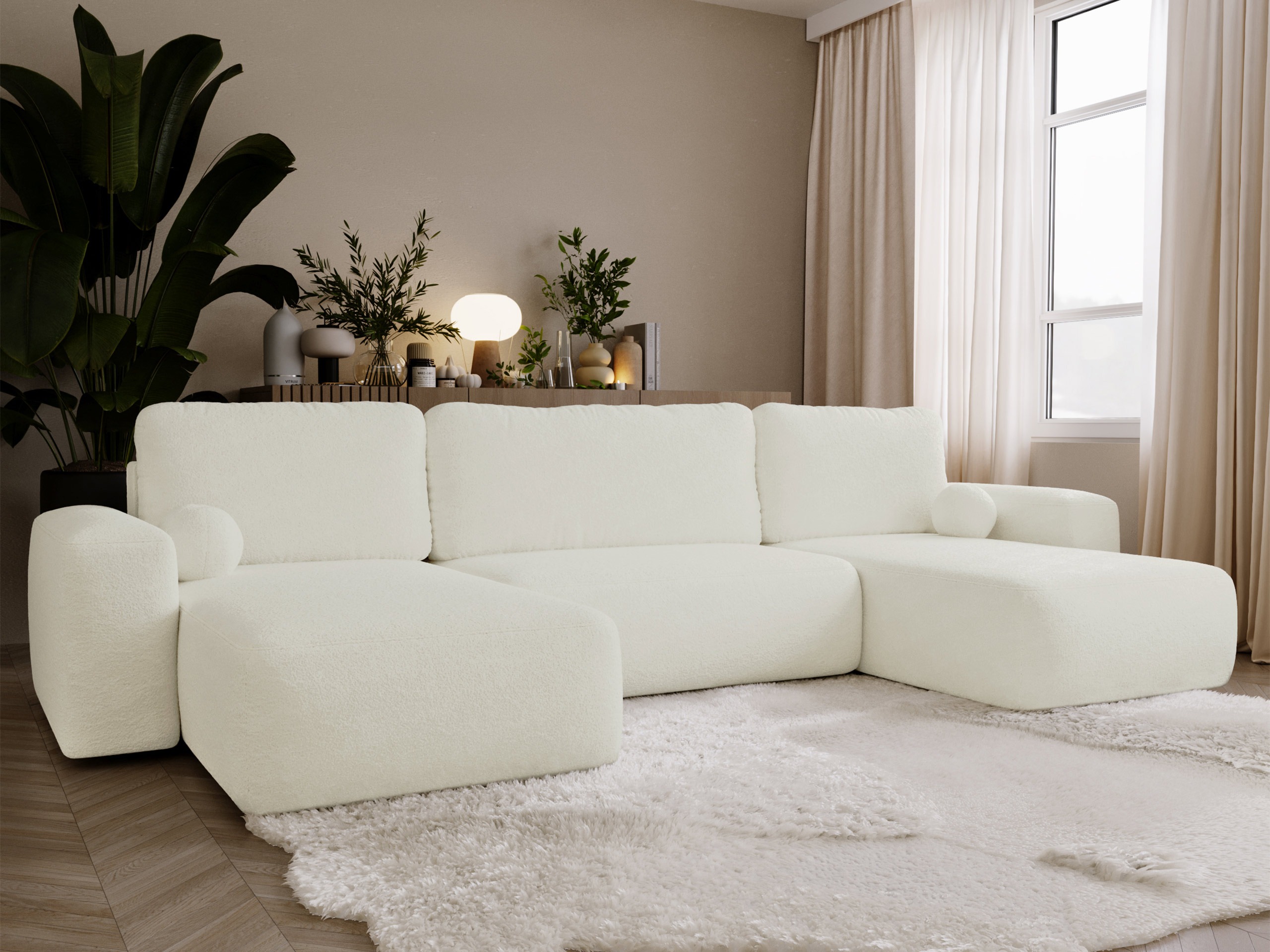 Hjørnesofa TrendyNest Piscor (Coral 15)
